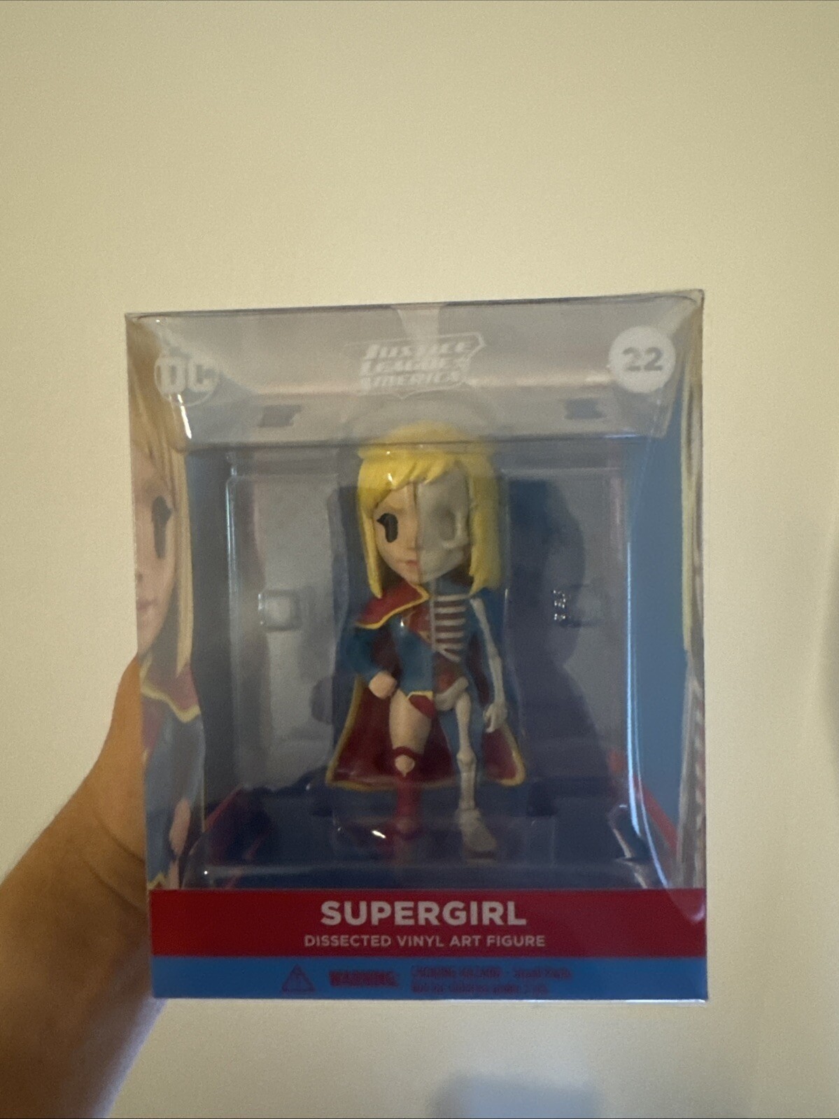 Vinyl Figures XXRAY DC Comics Supergirl 4D Vinyl Action Figure by Jason Freeny