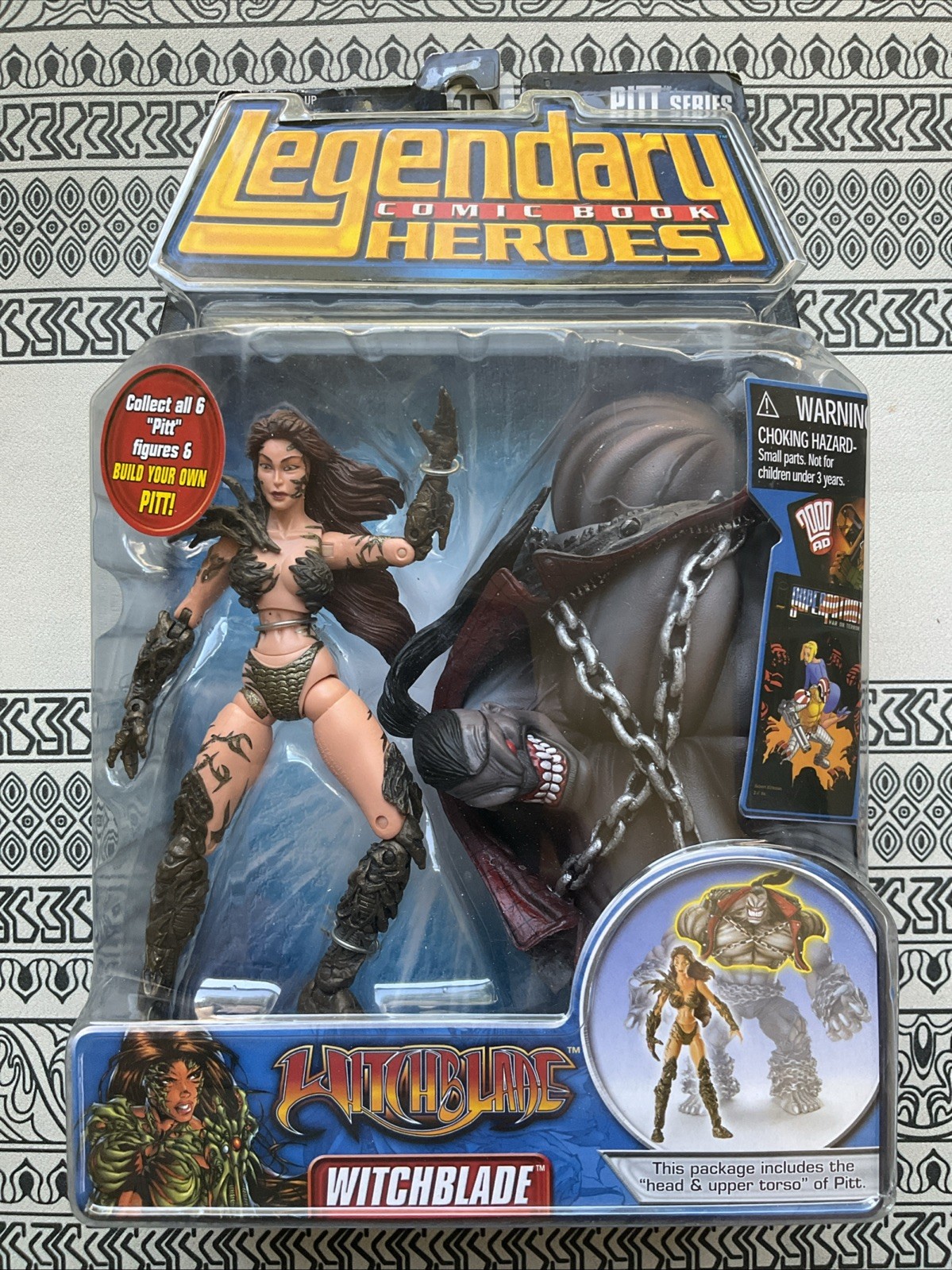 2007 MARVEL LEGENDARY COMIC BOOK HEROES PITT BAF WITCHBLADE 6” FIGURE SEALED