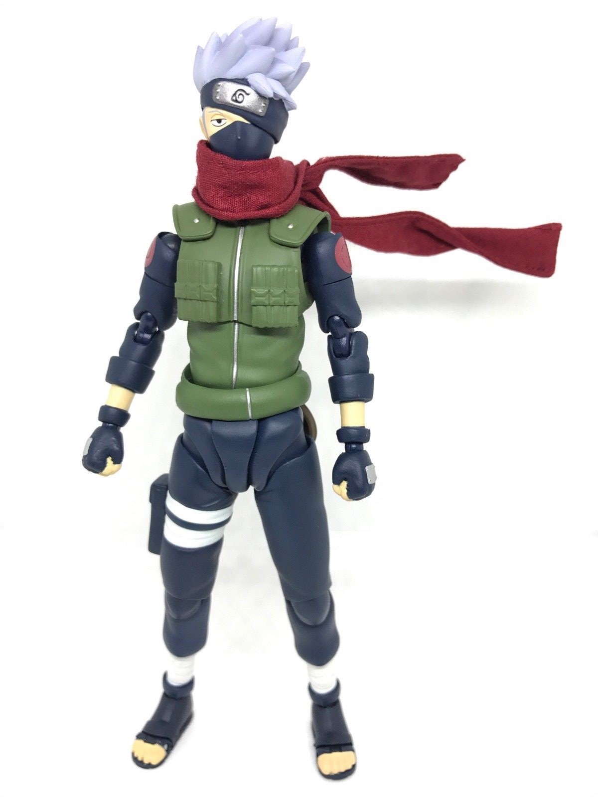 KC-SF-RD: 1/12 Red Fabric Wired Scarf for 6&Prime; ~ 7&Prime; Action Figures