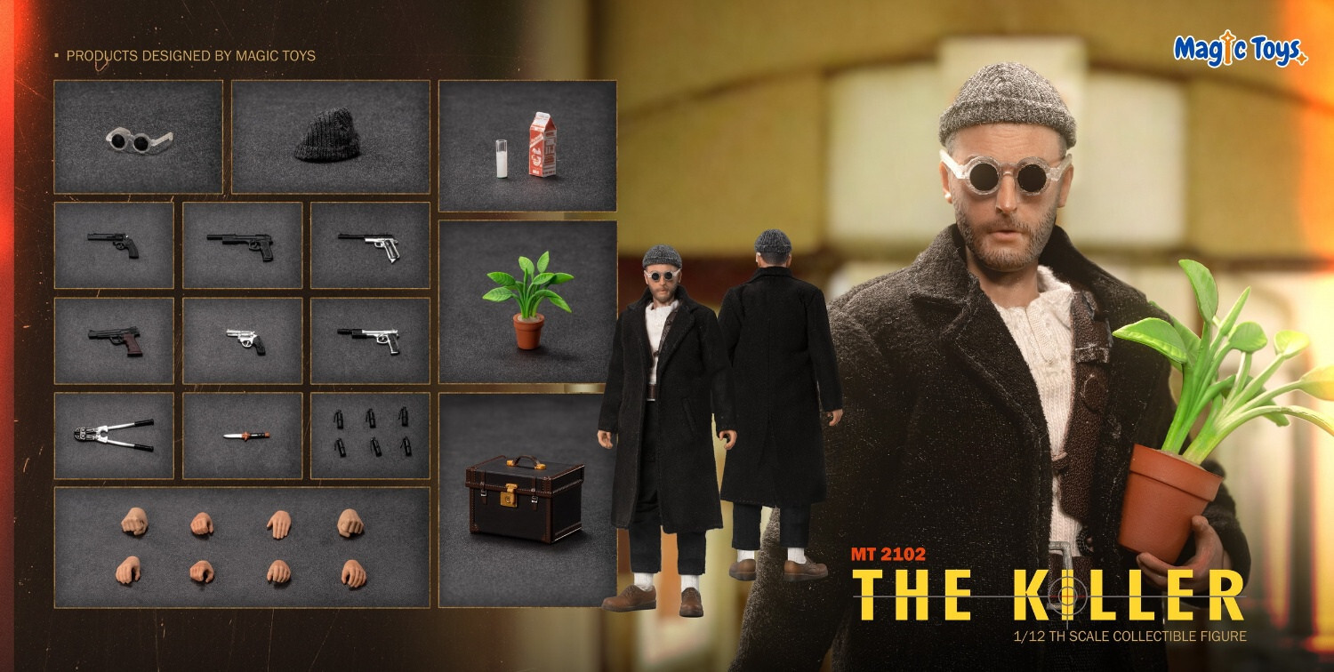 Magic Toys 1:12 The Killer Leon Action Figure IN USA