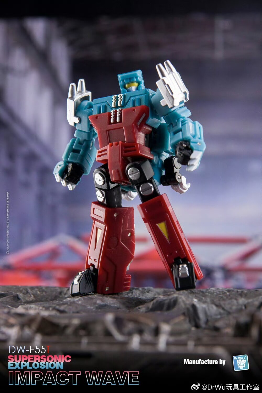 Dr.Wu DW-E55/55T/55B SUPERSONIC EXPLOSION IMPACT WAVE Decibel Mini Action Figure