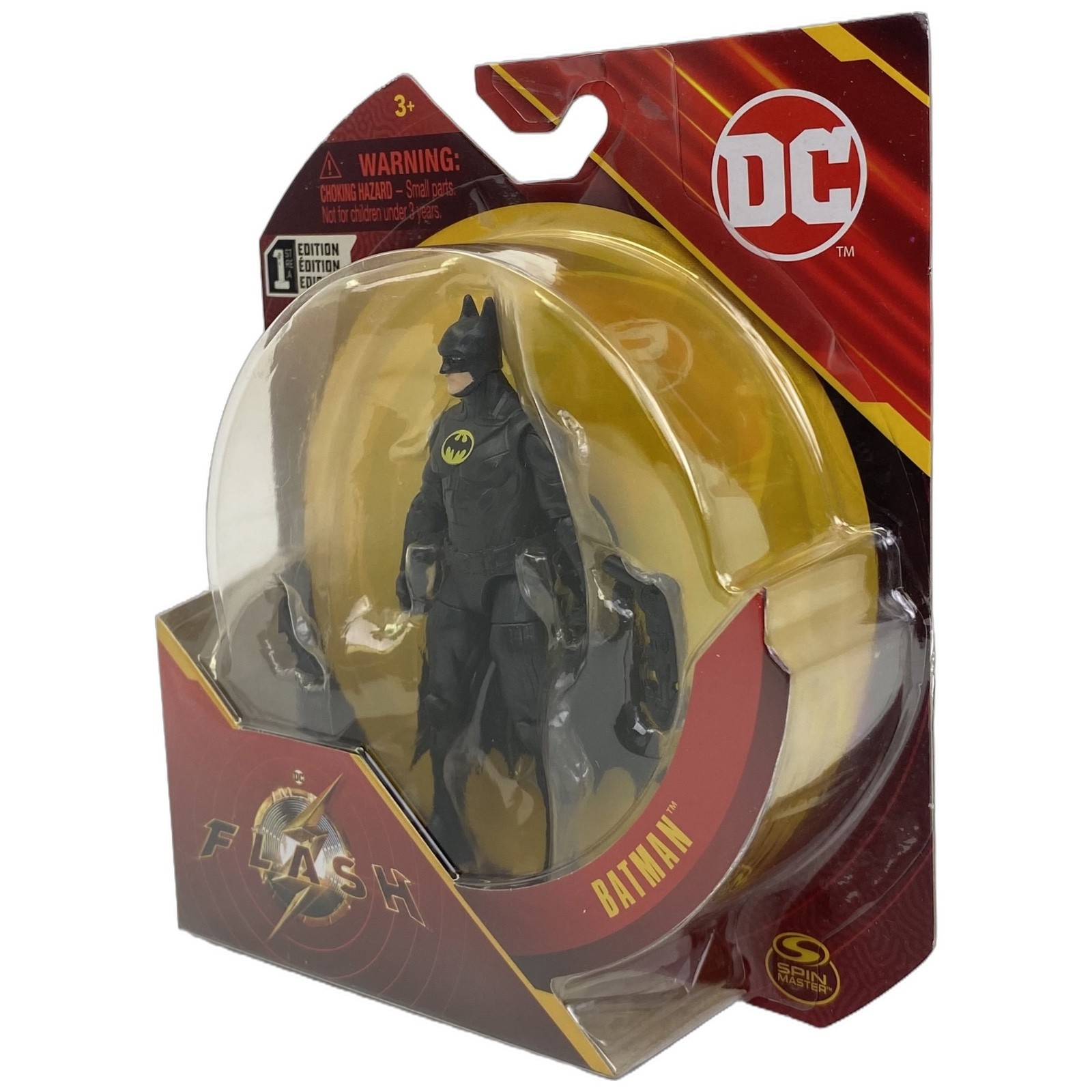 The Flash Batman 4&Prime; Action Figure DC 1st Edition Spin Master 2022 Sealed New