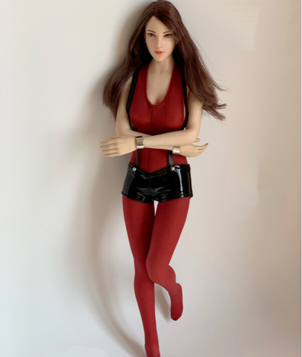 1/6 Female Sexy Jumpsuit Shorts Suits Set For 12&Prime;PH JO UD HT LD Figures Body
