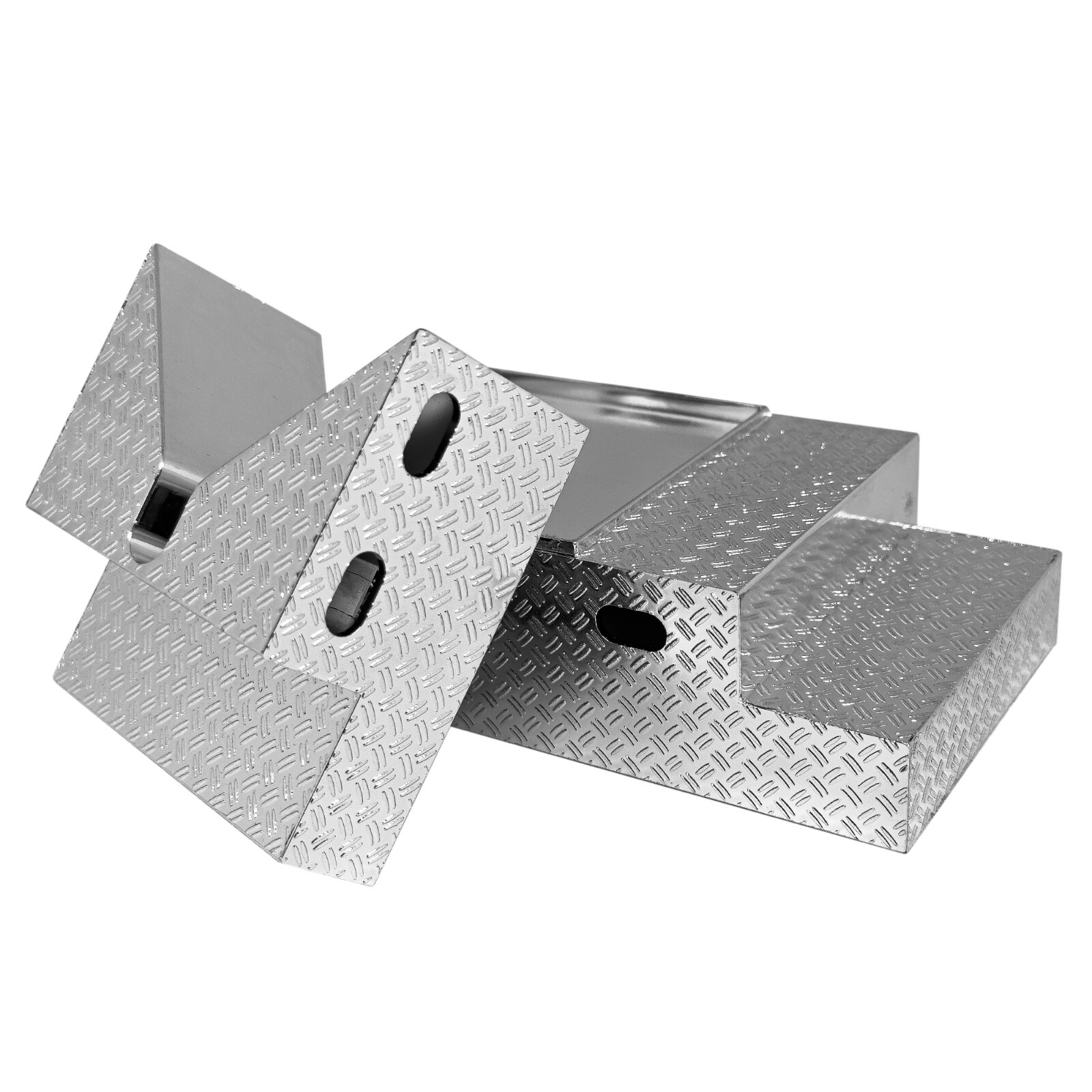 Chrome Plated Deluxe Breakable Ring Stairs for WWE & AEW Wrestling Figure Rings