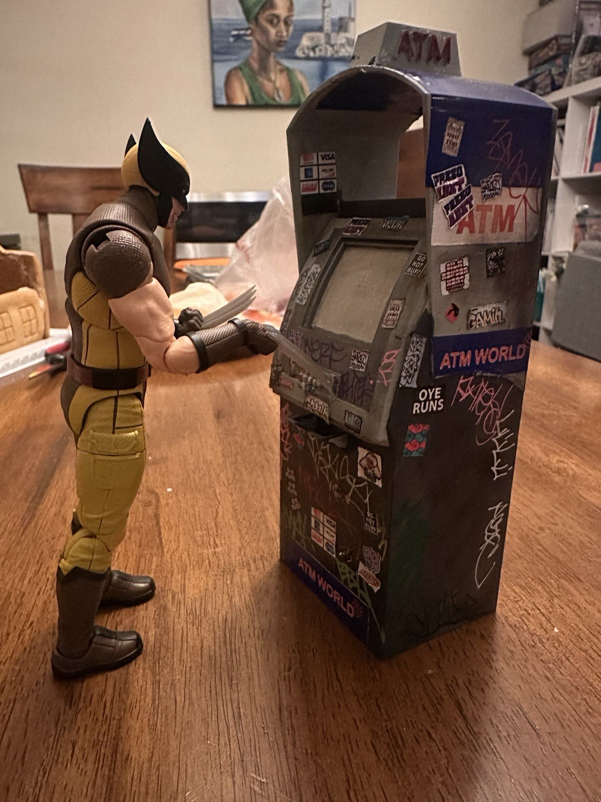 1/12 Scale ATM Diorama Prop – Designed, Printed & Finished by Hand