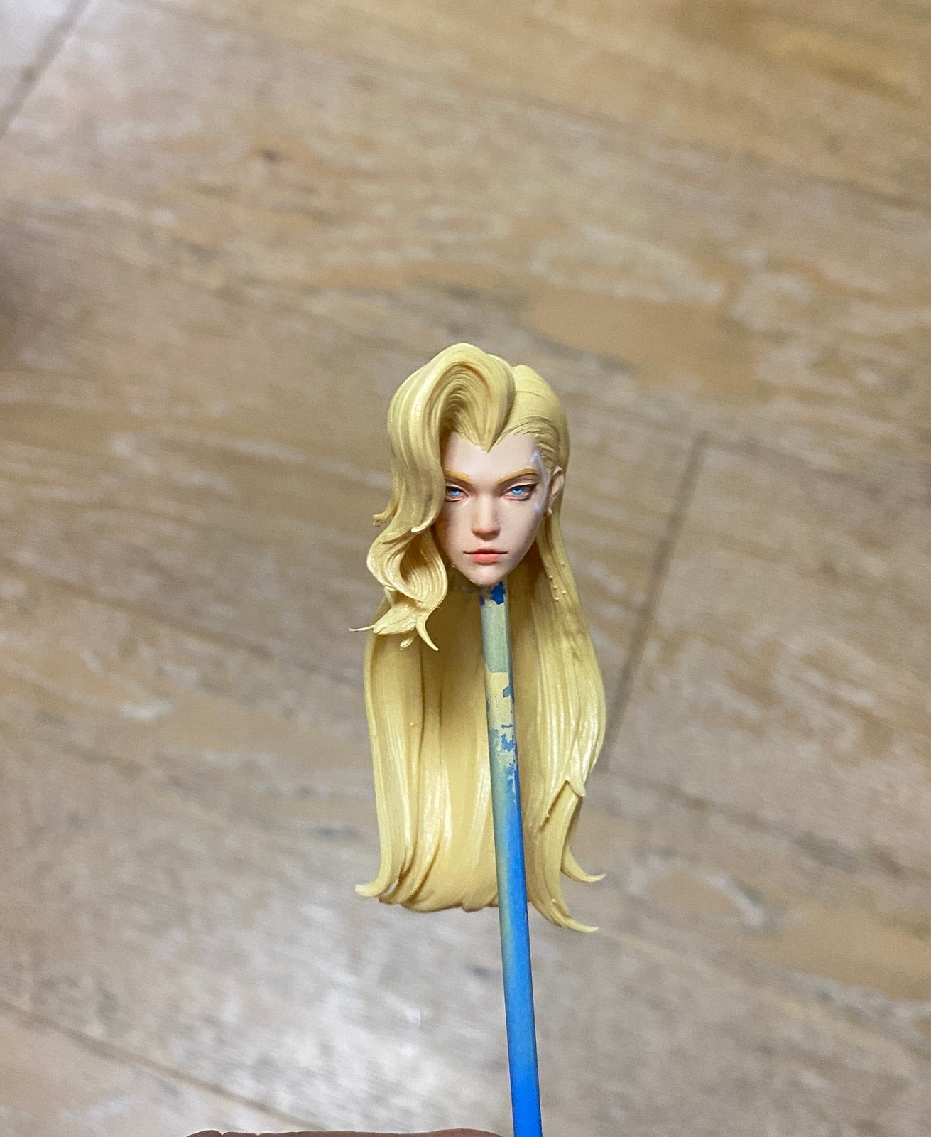 1/12 Painted Dagger Lady Light Head Carved Fit For ML Action Figure