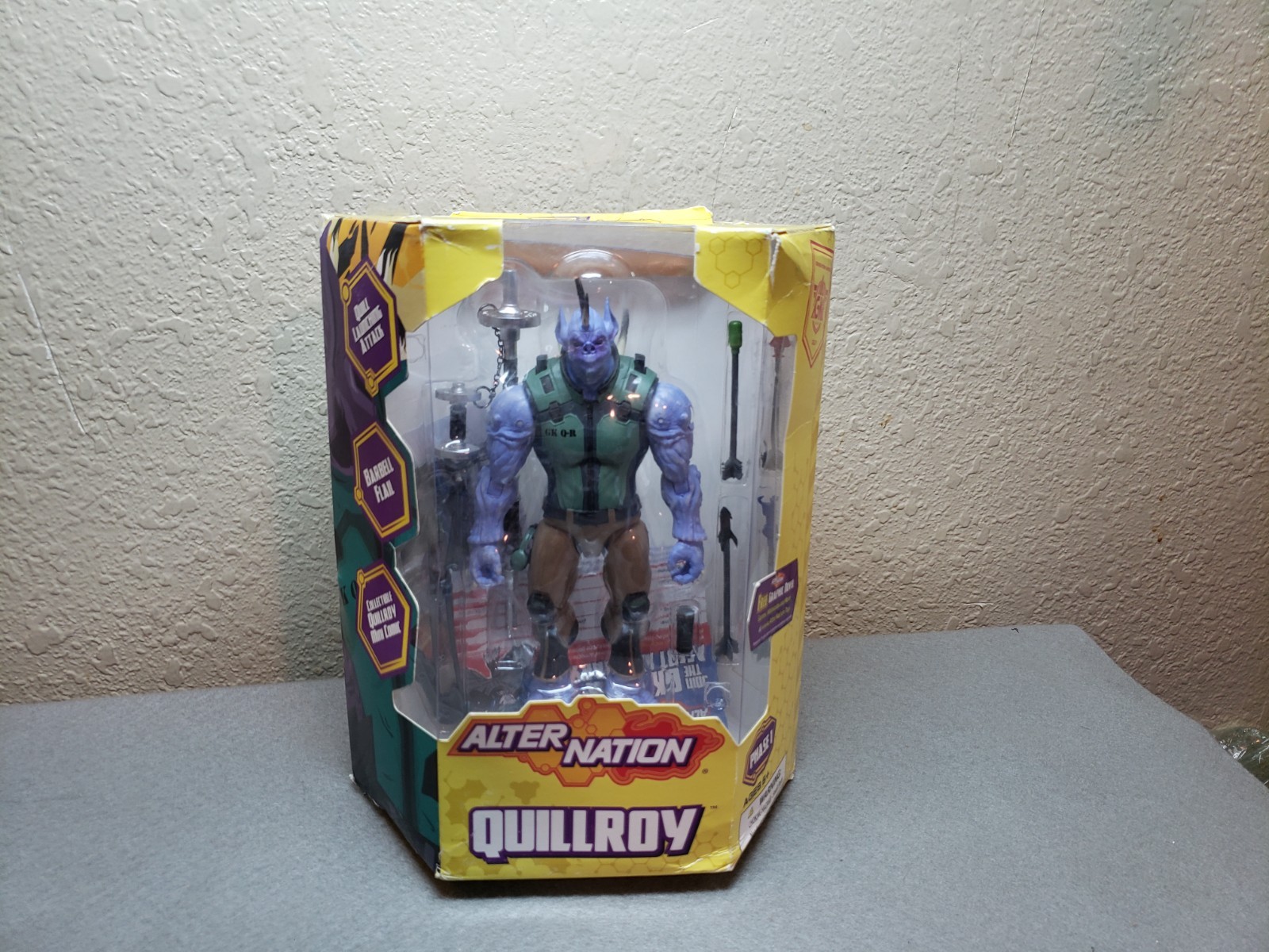 Alter Nation – Quillroy The Human Rhino Porcupine Bat Hybrid – Action Figure