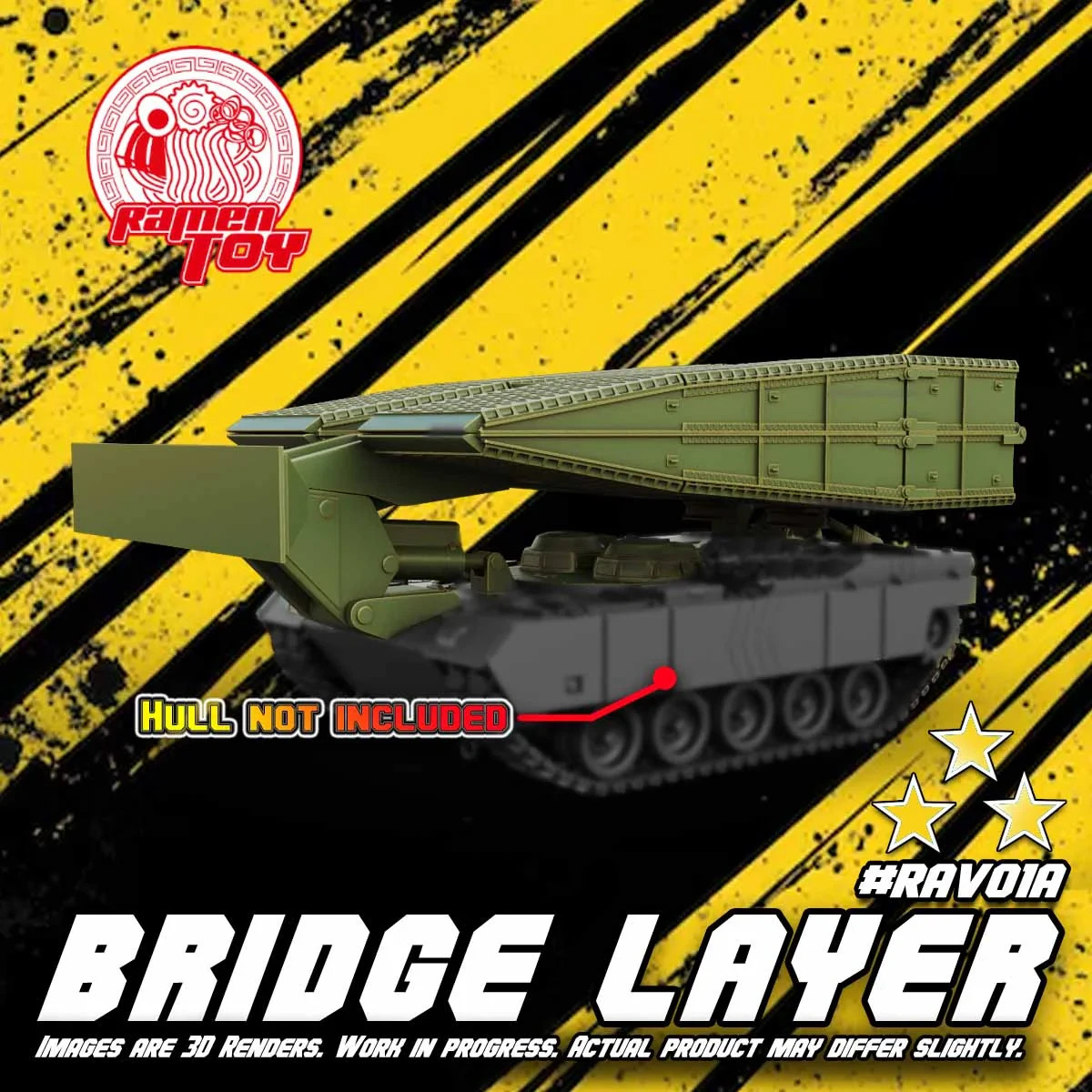 RAMEN TOYS RAV01A AVLB BRIDGE LAYER ACCESSORY PACK MISB MINT IN SEALED SHIPPER!