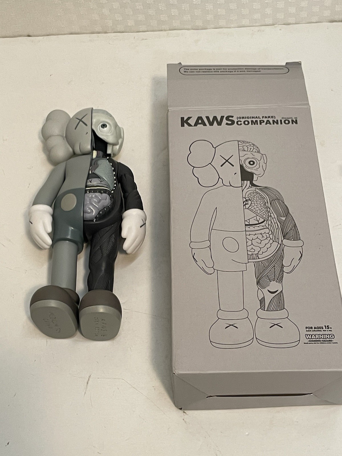 Kaws 8 Inches Tall Dissected Companion Vinyl Figure New in Box Kaws Doll Figure