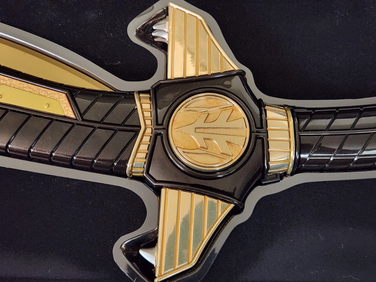 L.E. SDCC MMPR Power Rangers Legacy Black Saba Talking Tiger Saber 0294/1000