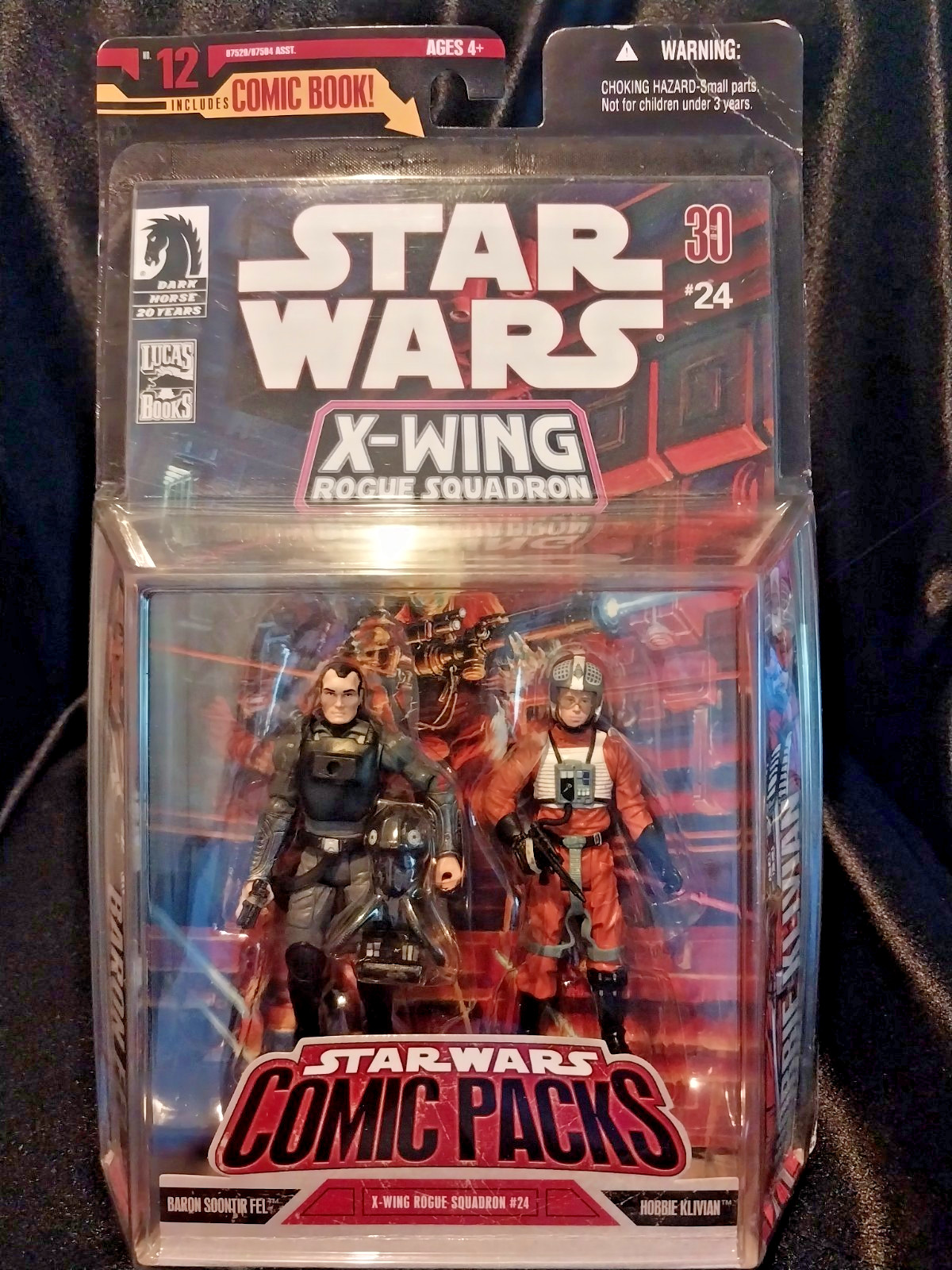 2007 Hasbro Star Wars COMIC PACKS #12 – X-Wing Rogue Squadron #24 – NEW Sealed