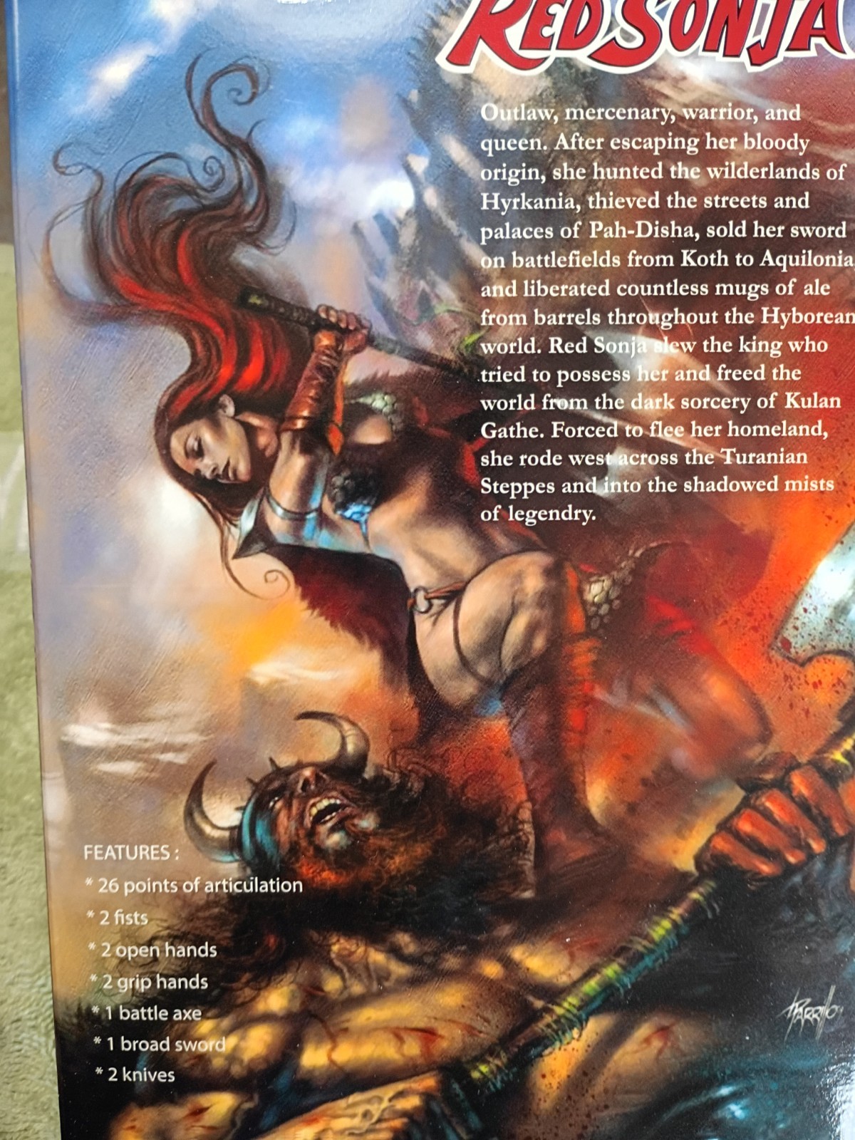 Executive Replicas Red Sonja Action Figure 1/12 scale 7&Prime;