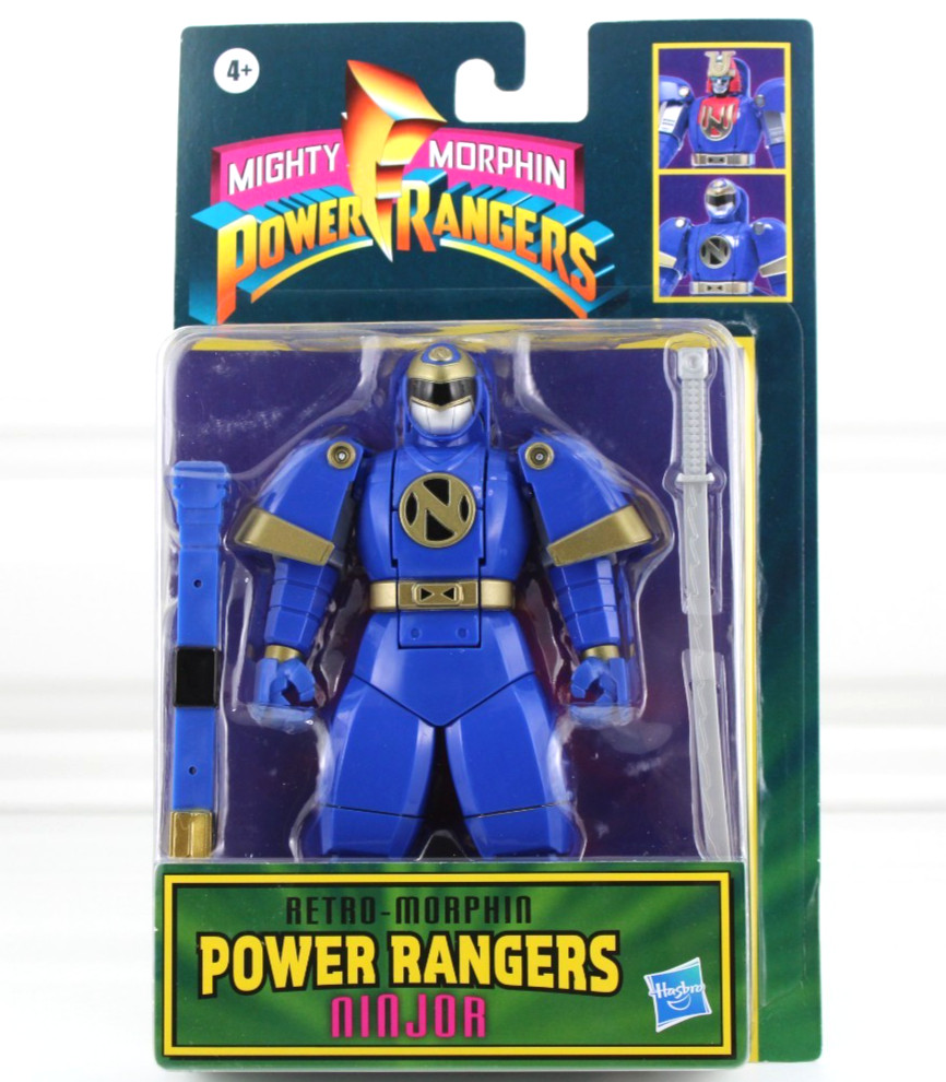 Mighty Morphin Power Rangers Retro Ninjor 6.5&Prime; Fliphead Action Figure 2021 New