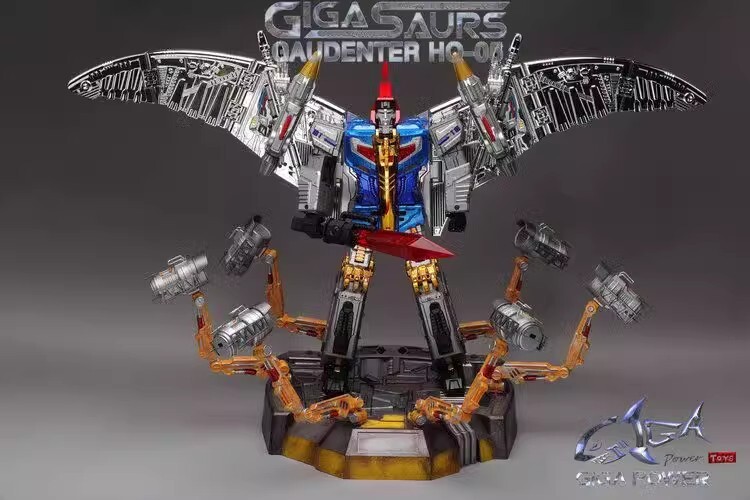 Gigapower GP HQ-05R Transforms Darts Electroplated version Machine dinosaur