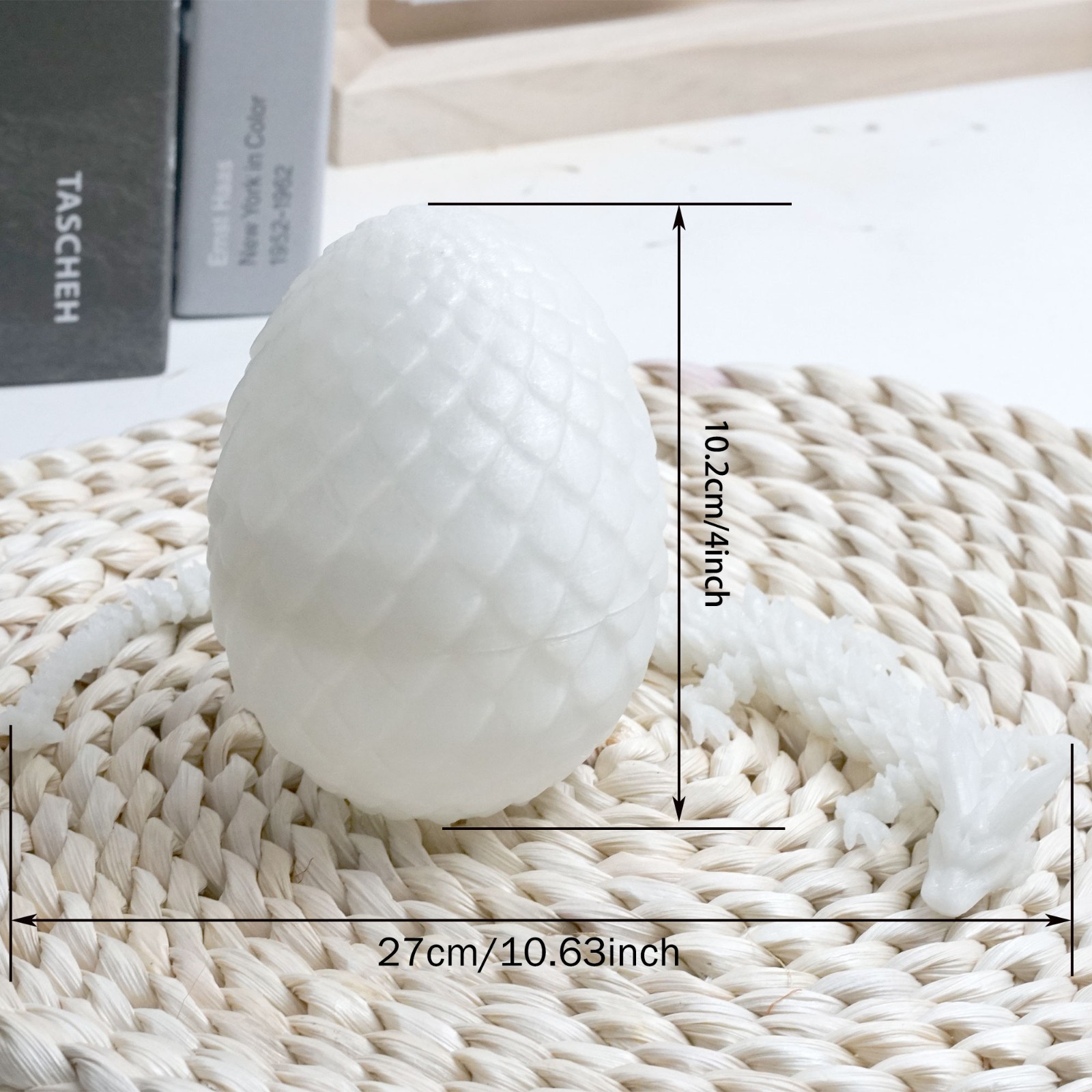 3D Printed Crystal Egg Model,Articulated Animals figure,Fidget Toys Home Decor