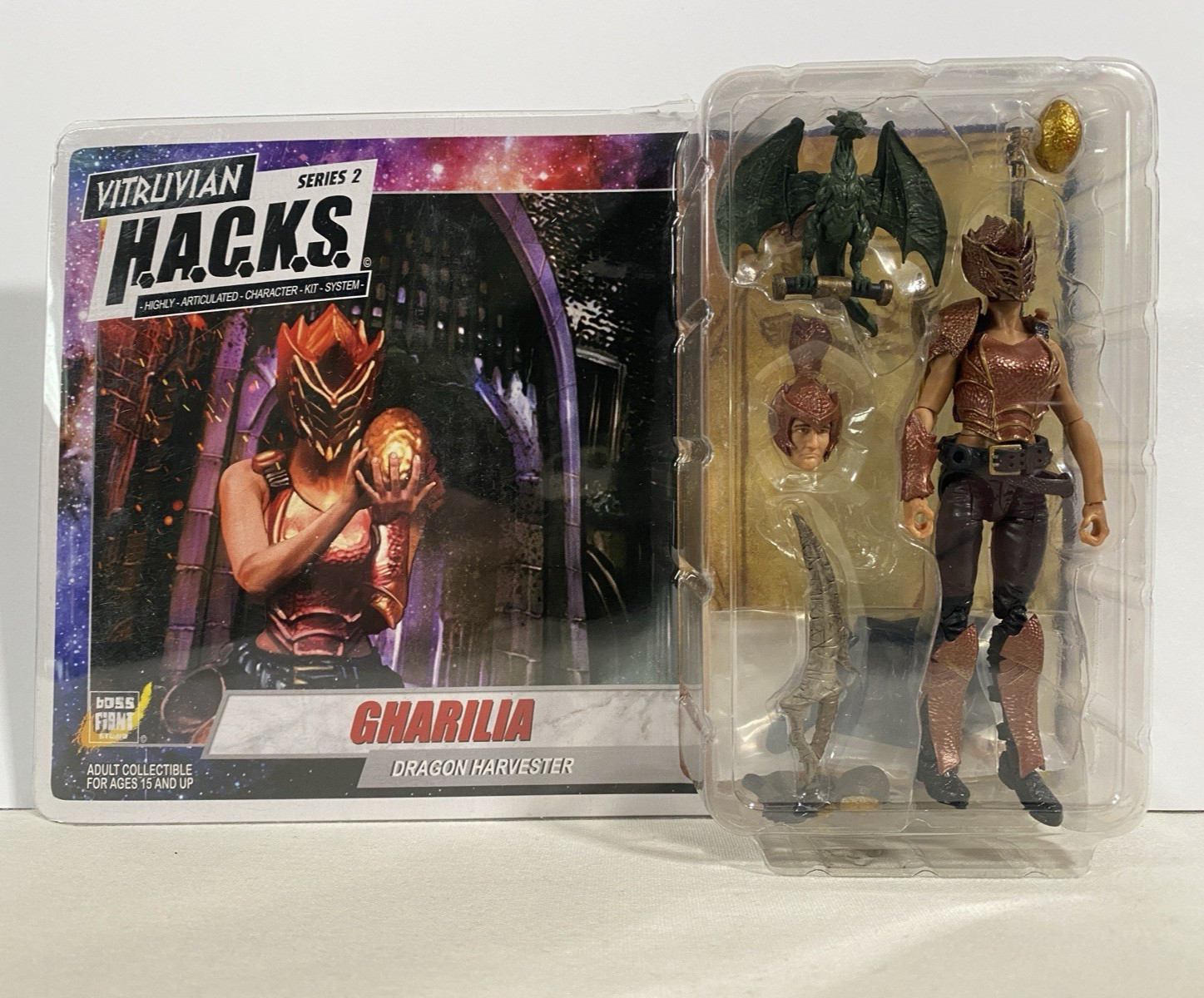 Vitruvian HACKS Gharilia Dragon Harvester Boss Fight Studio 4&Prime; H.A.C.K.S. figure