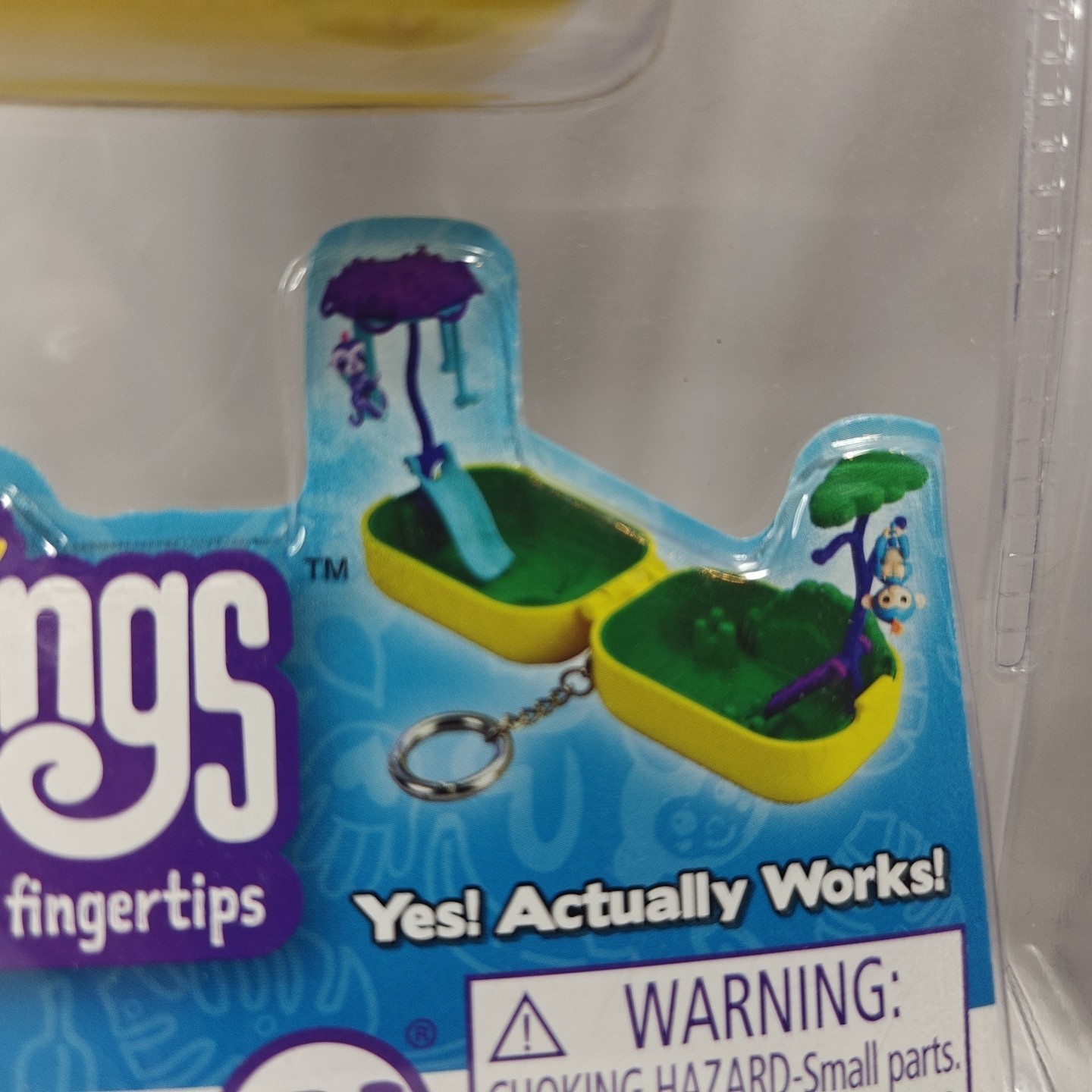 Worlds Coolest Fingerlings Keychain Play Set 2 Pack Bundle Play Ground Sets
