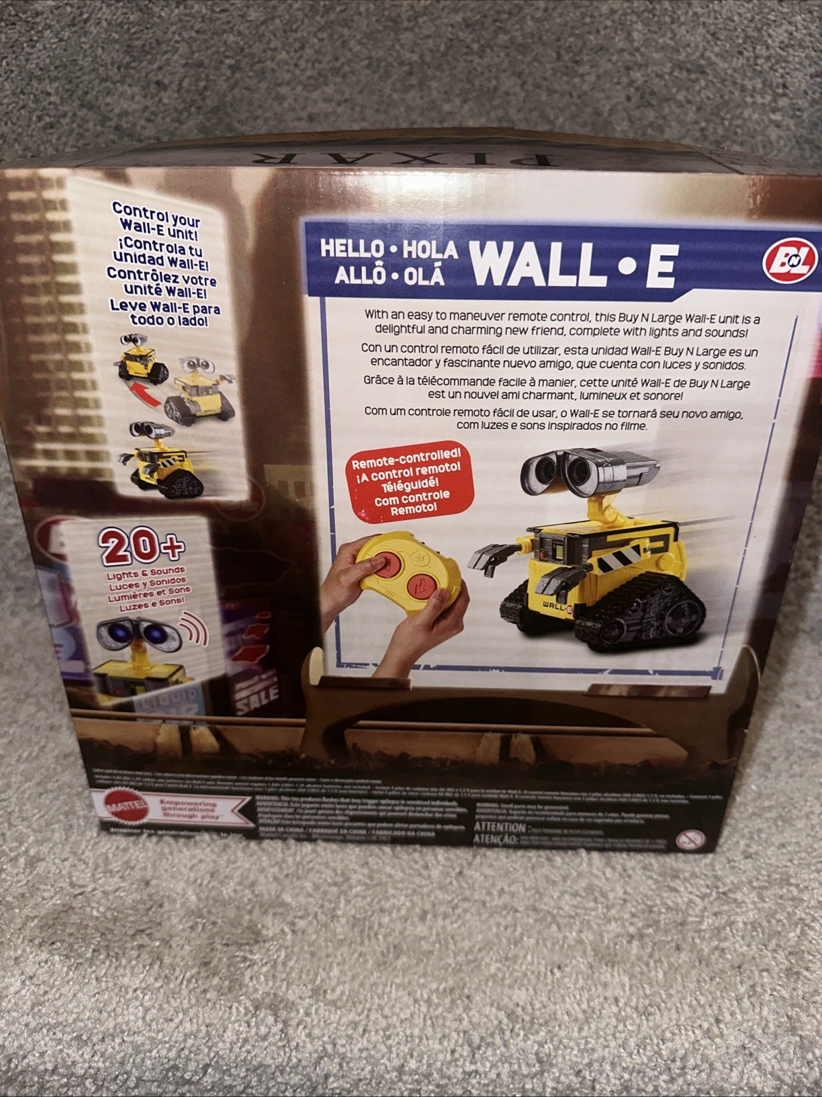 Mattel WALL-E Remote Control Robot Toy – Brand New In Box