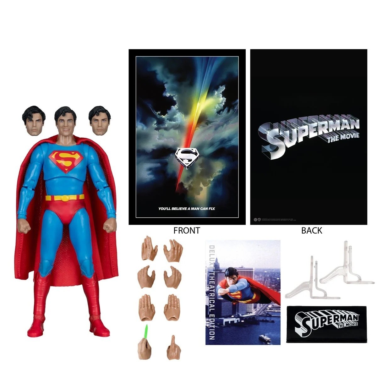 McFarlane DC Multiverse DLX Theatrical Ed. Figure – Superman (1978 Ver.) **DMG**