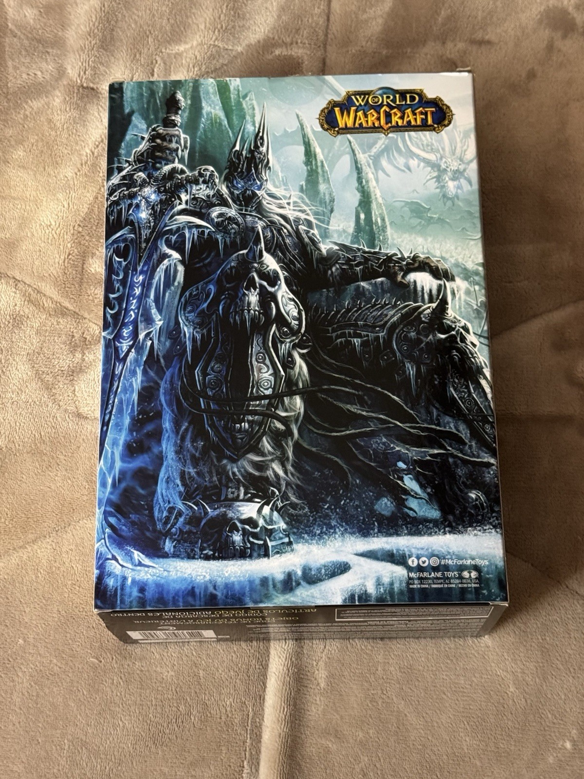 McFarlane Lich King Arthas Figure Elite Edition World of Warcraft WoW OPEN BOX