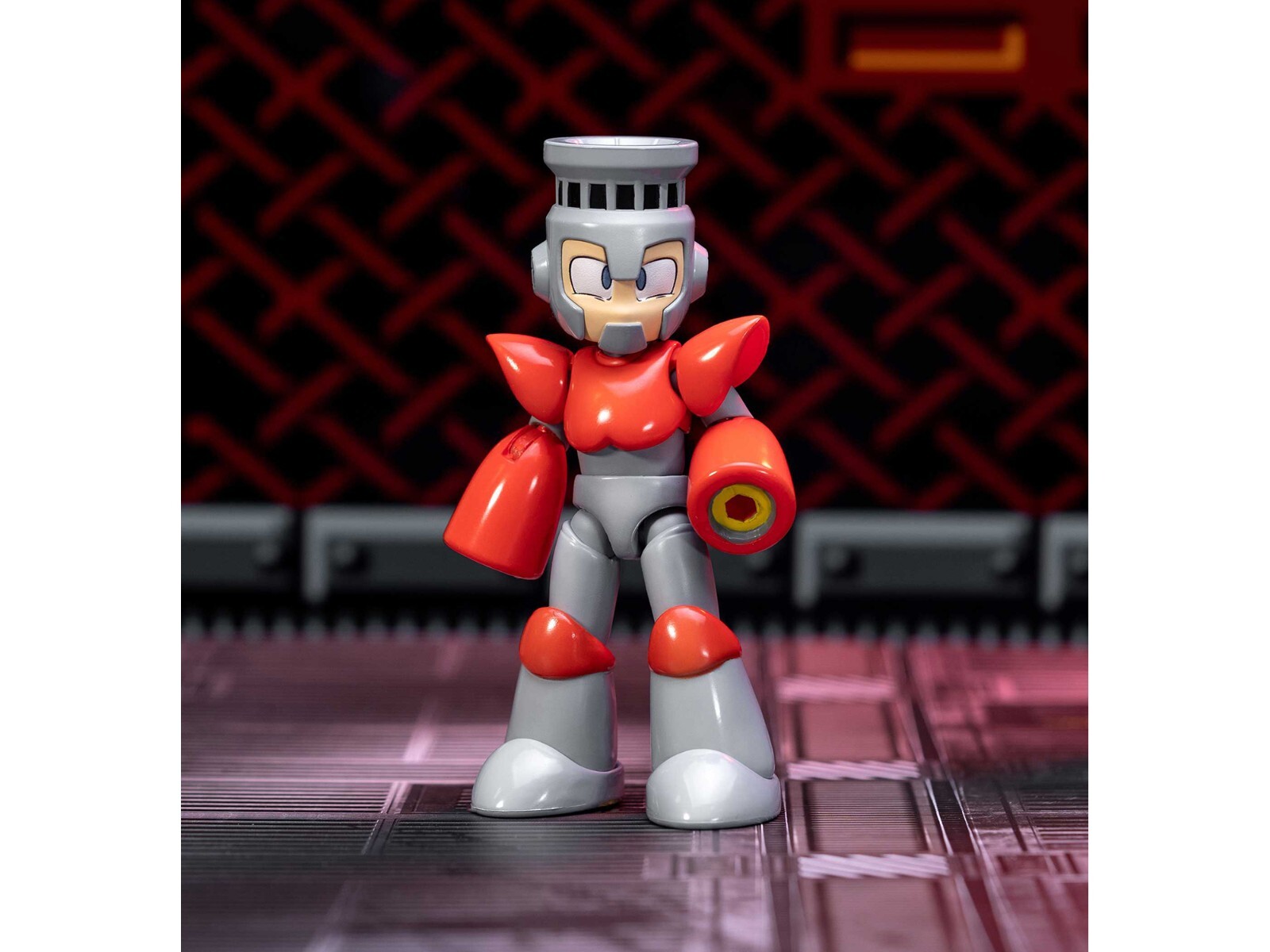 FIRE MAN 5.5&Prime; MOVEABLE FIGURE W/ACCESSORIES & ALTERNATES MEGA MAN BY JADA 34222