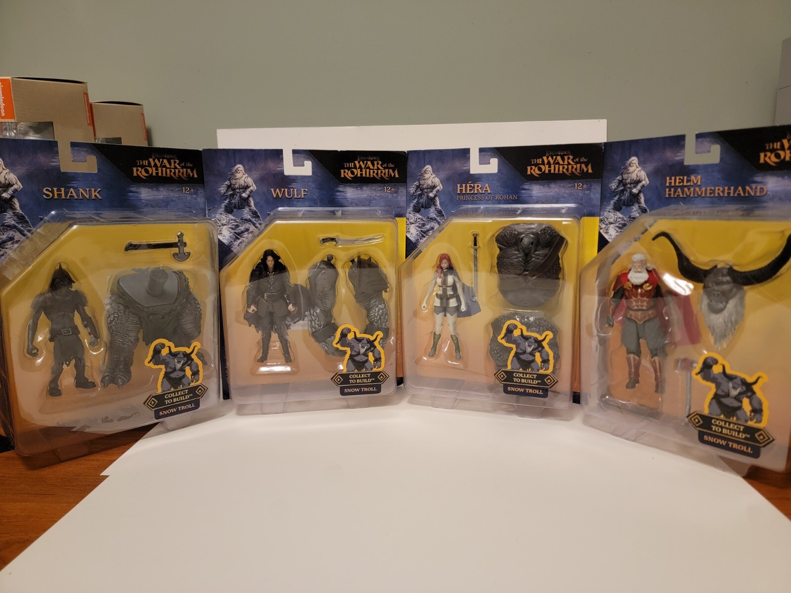The Lord of the Rings: The War of the Rohirrim Build-A-Figure Bundle of 4 NEW