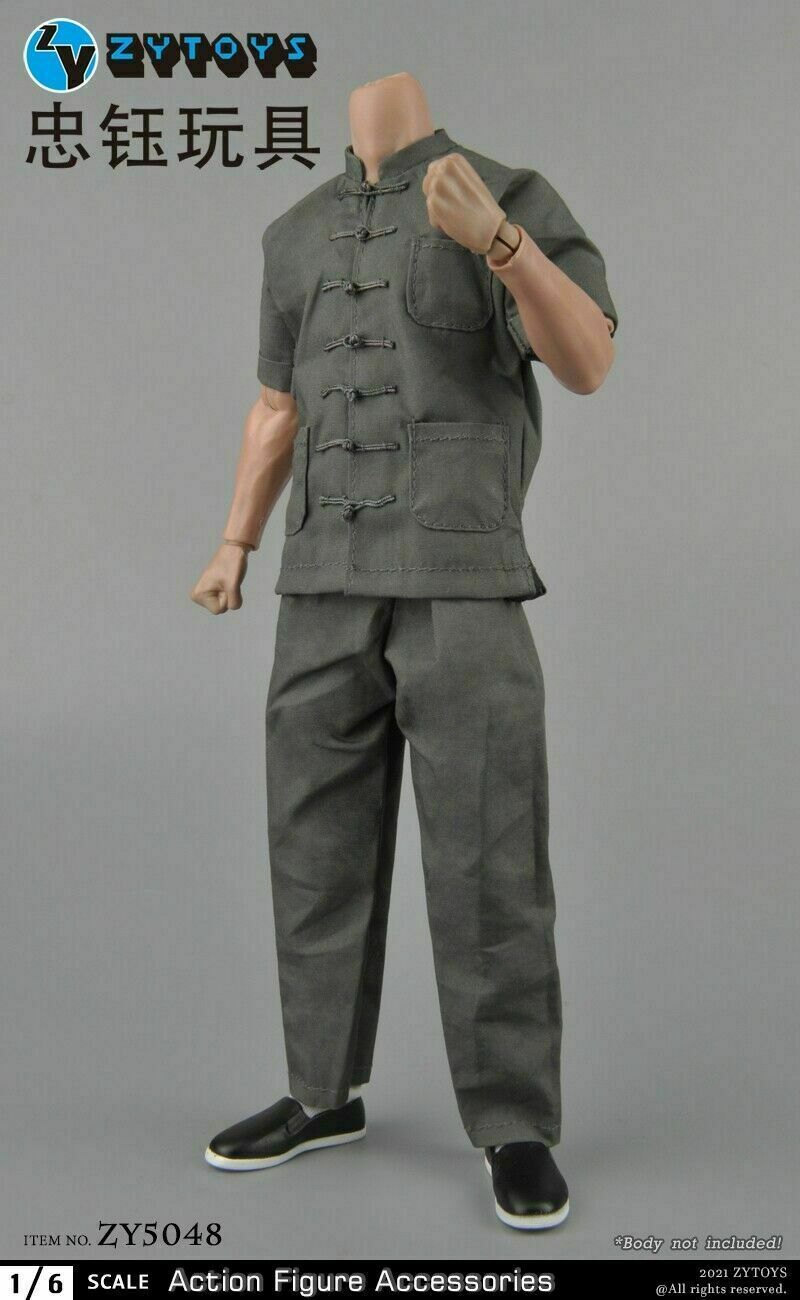 ZYTOYS 1/6 ZY5048 Chinese Traditional Kung Fu Clothes Set For 12 » Figure Doll