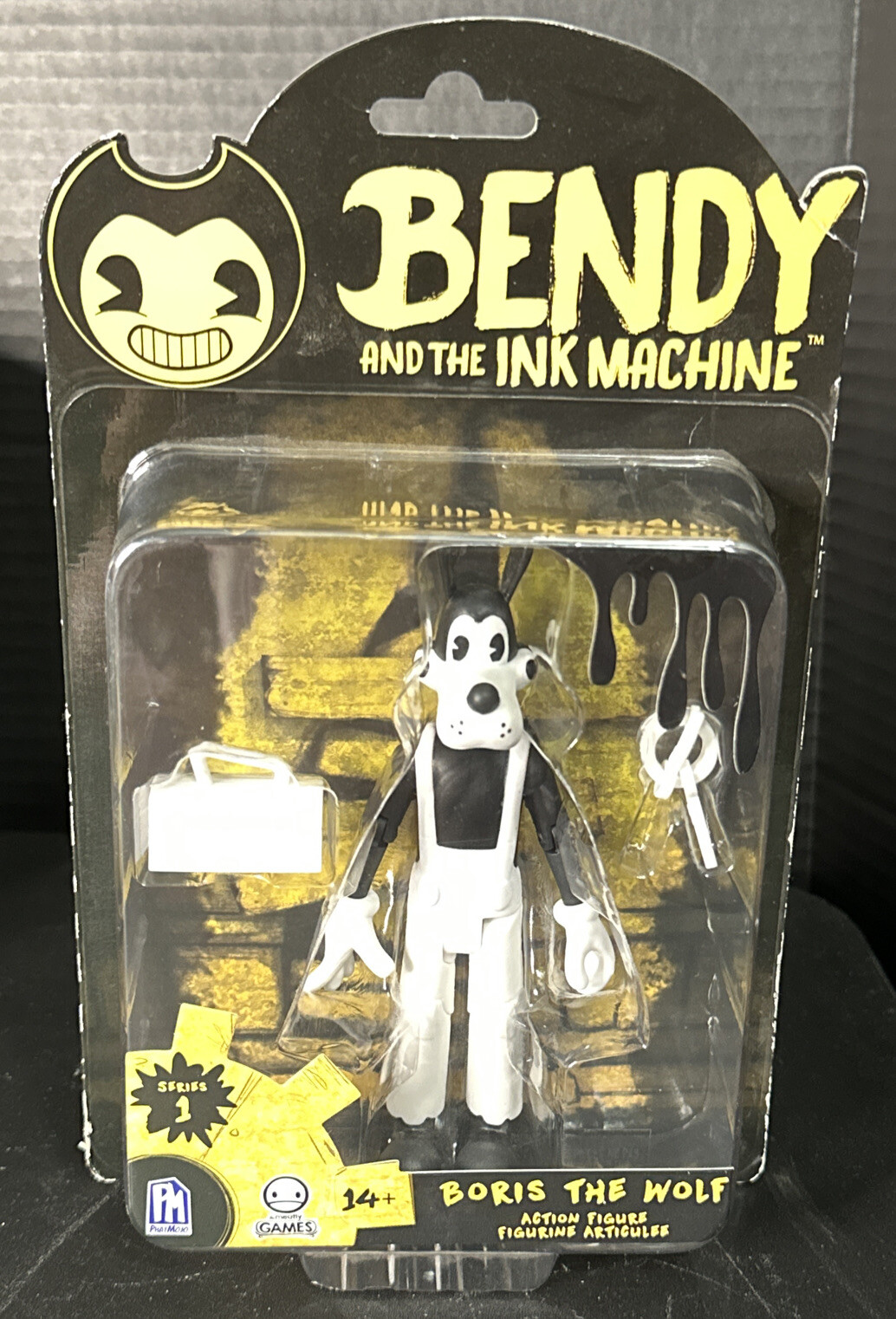 BORIS THE WOLF 5&Prime; Figure BENDY and the INK MACHINE Collectible PhatMojo SERIES 1