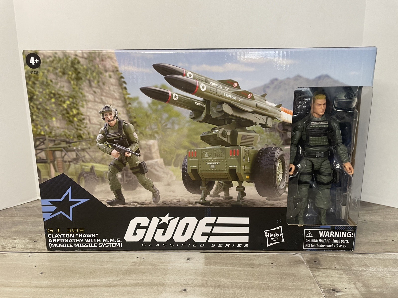 G.I. Joe Classified Series Clayton “Hawk” Abernathy w/ M.M.S. – Hasbro 6” NEW