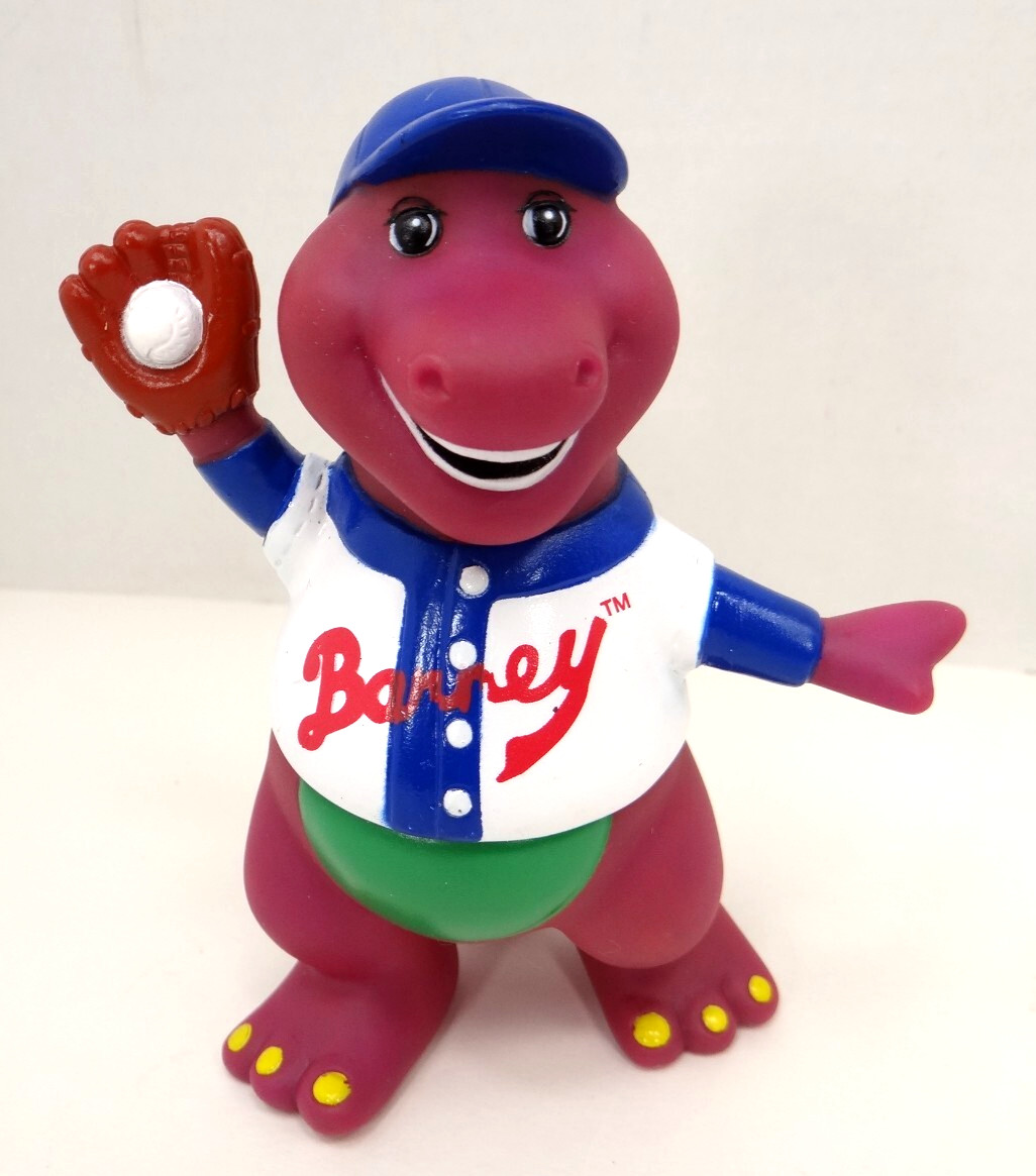 Barney The Dinosaur 5&Prime; Basball Figure Cake Topper