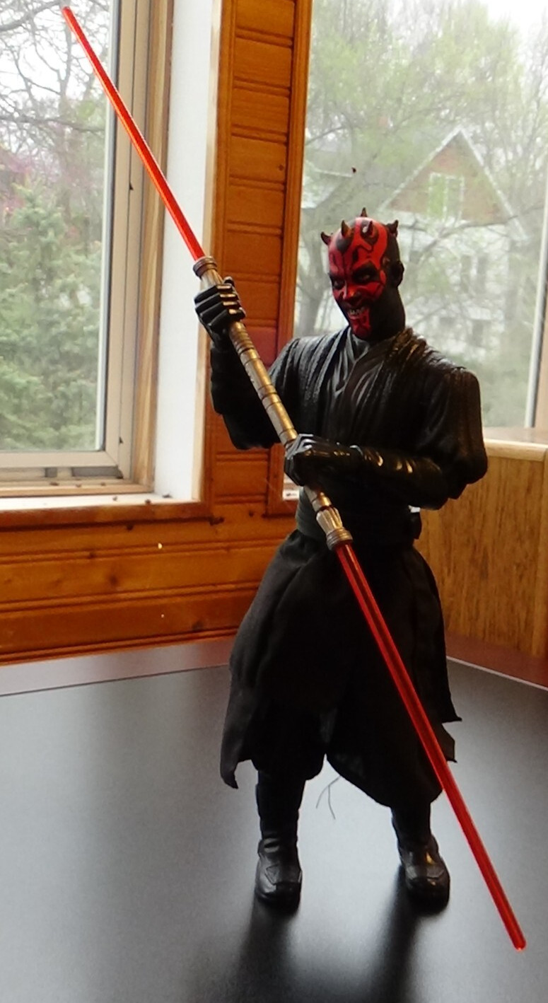 Star Wars Episode 1 Darth Maul Electronic Talking Action Figure 11&Prime; Hasbro
