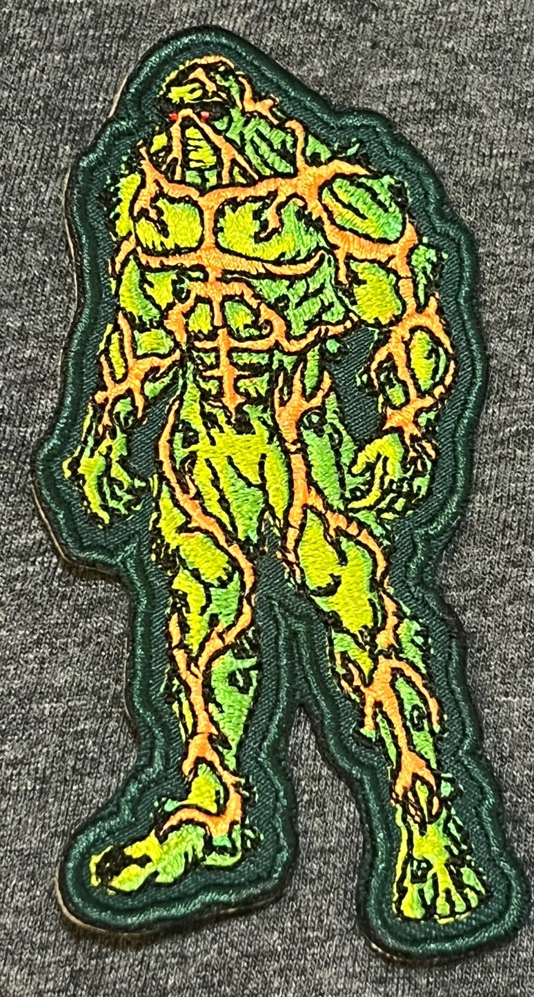 SWAMP THING embroidered comic book figure patch movie superhero batman Action