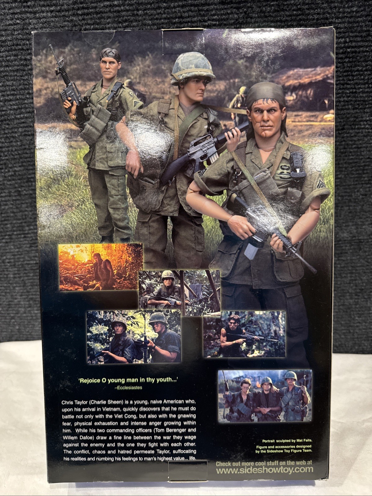 Sideshow Collectibles “Platoon” PVT. CRIS TAYLOR 12” Fig. Never Been Opened