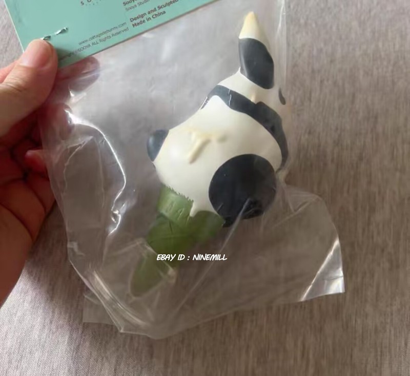 Sooya Studio panda Icecream Bbangbba Rabbit Statue Model Tidal Current Toys