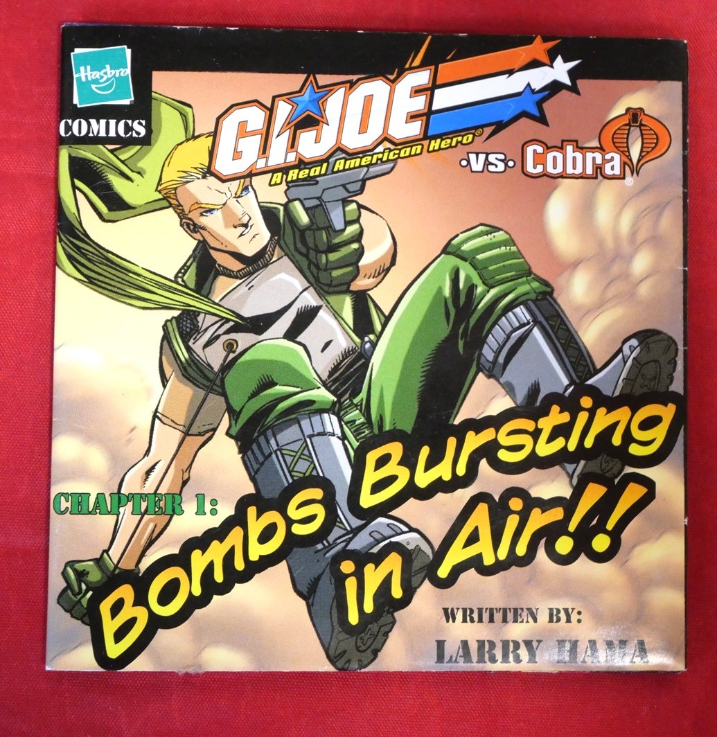 GI Joe vs COBRA COMIC & Figure Insert PROMO CHAPTER 1: Bomb Bursting Larry Hama