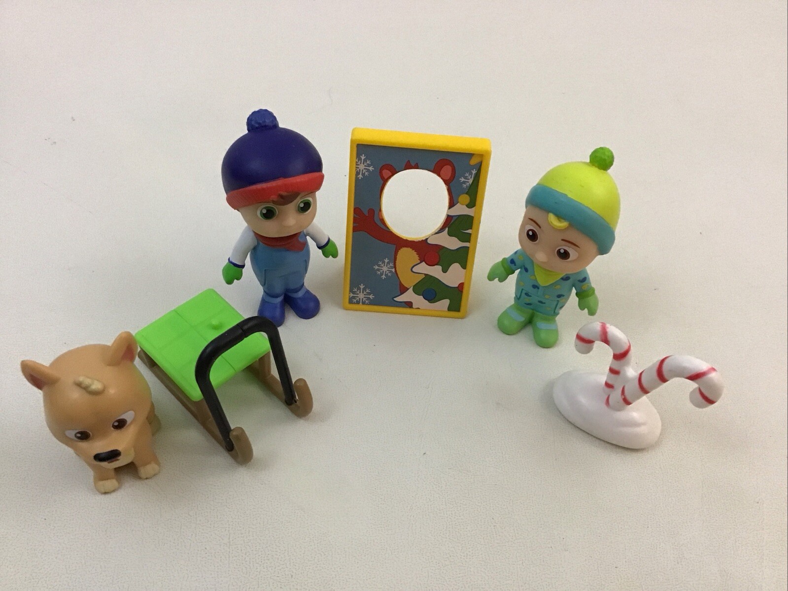 Cocomelon Collectible Poseable Action Figures Holiday Collection Christmas Lot B