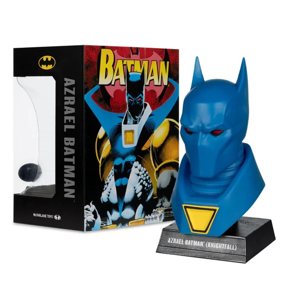 McFarlane DC Direct Batman Knightfall Azrael Cowl Replica 1:3 Scale PLATINUM NEW