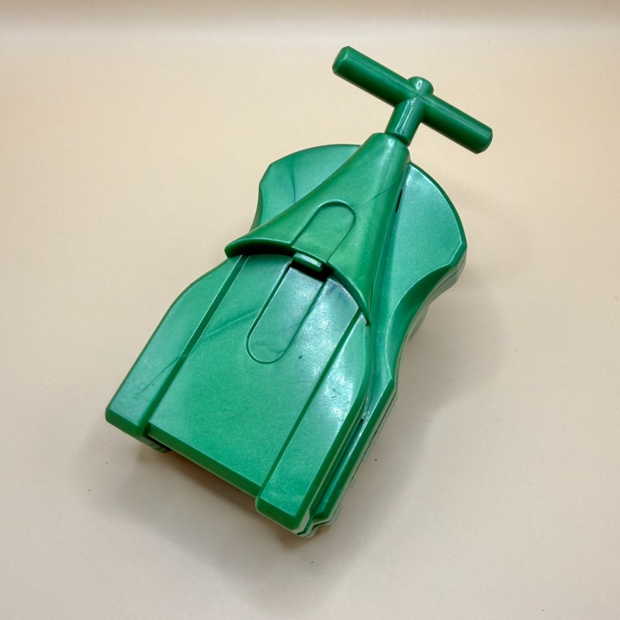 Pearl Green/ Blue Right String Beylauncher Takara Tomy Beyblade Metal Fight #2