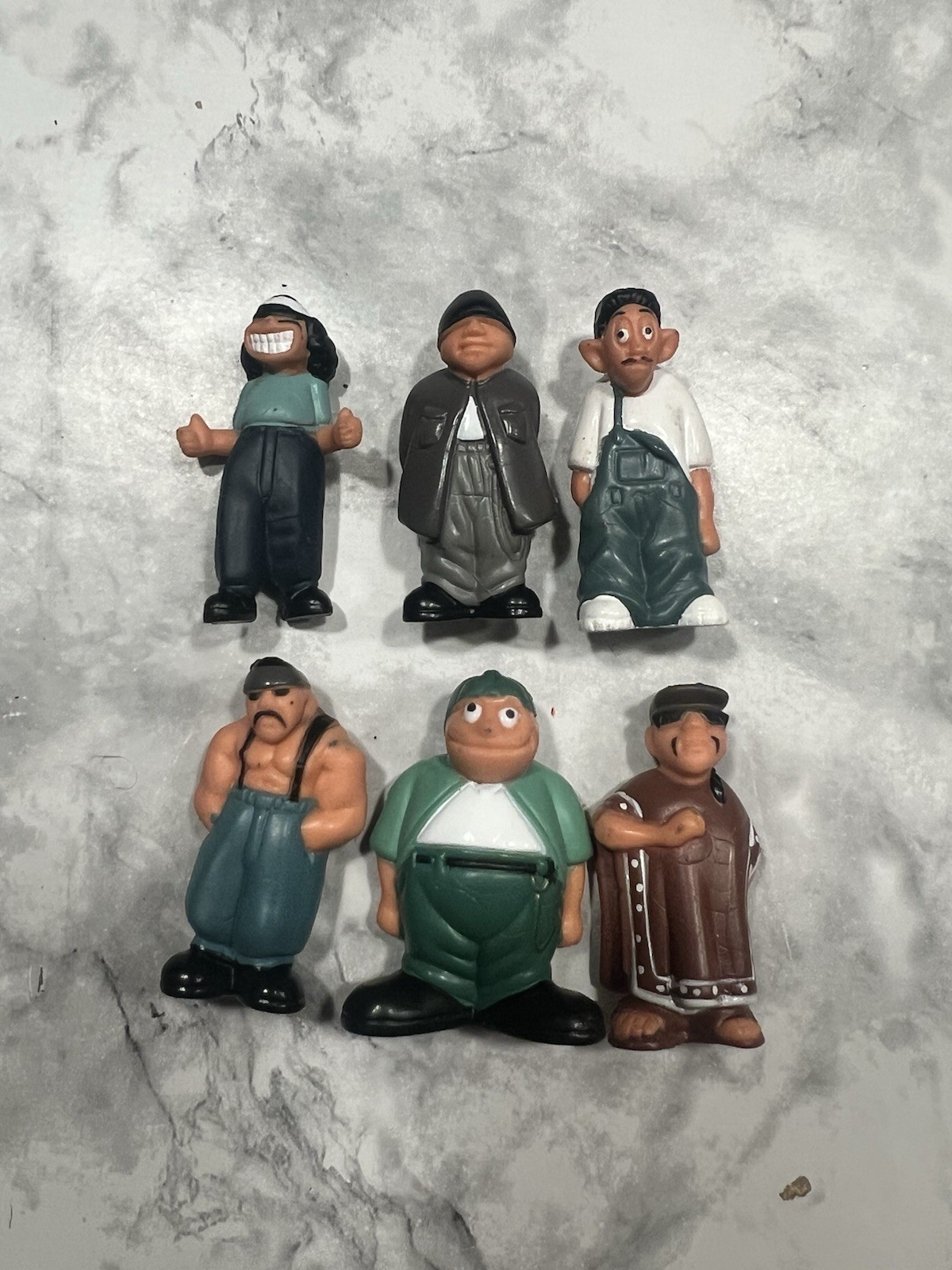 Homies series 1 complete set of 6 figures 1:32 dioramas 1.75 inches (loose)