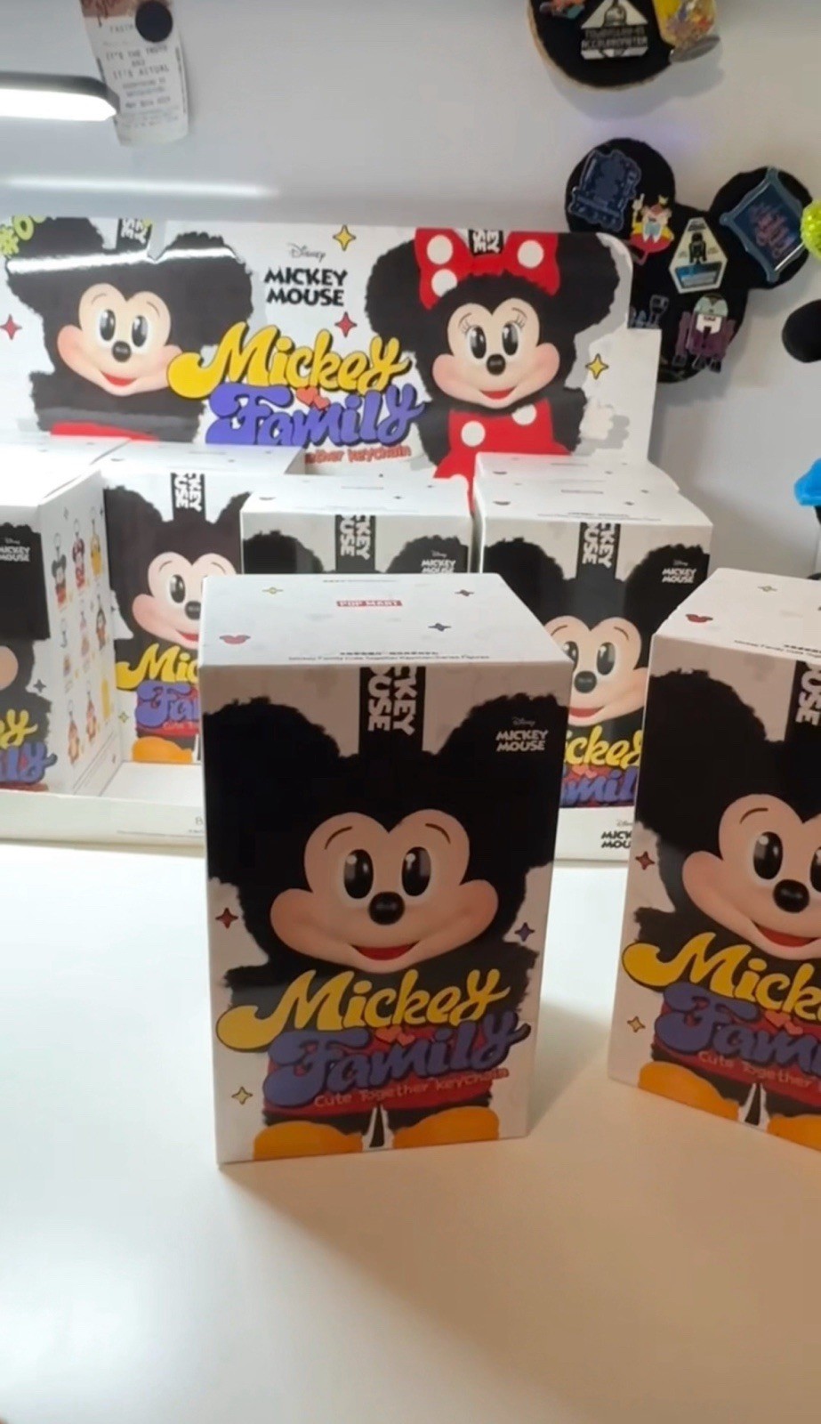POPMART Mickey Family Cute Together Series Collectible Blind Box
