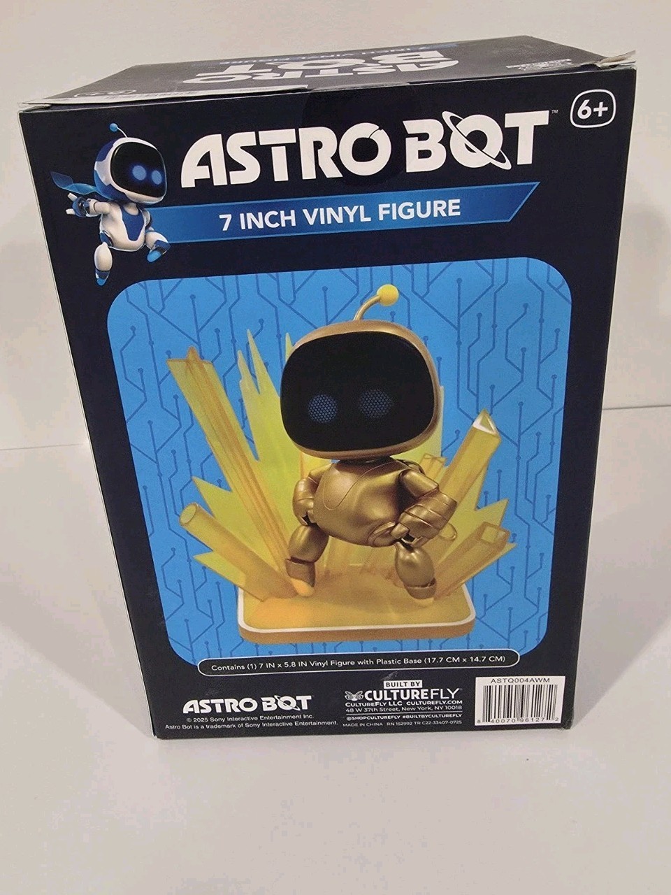 Astro Bot Gold Vinyl Figure 7-Inch by CultureFly – Limited Edition – New Sealed