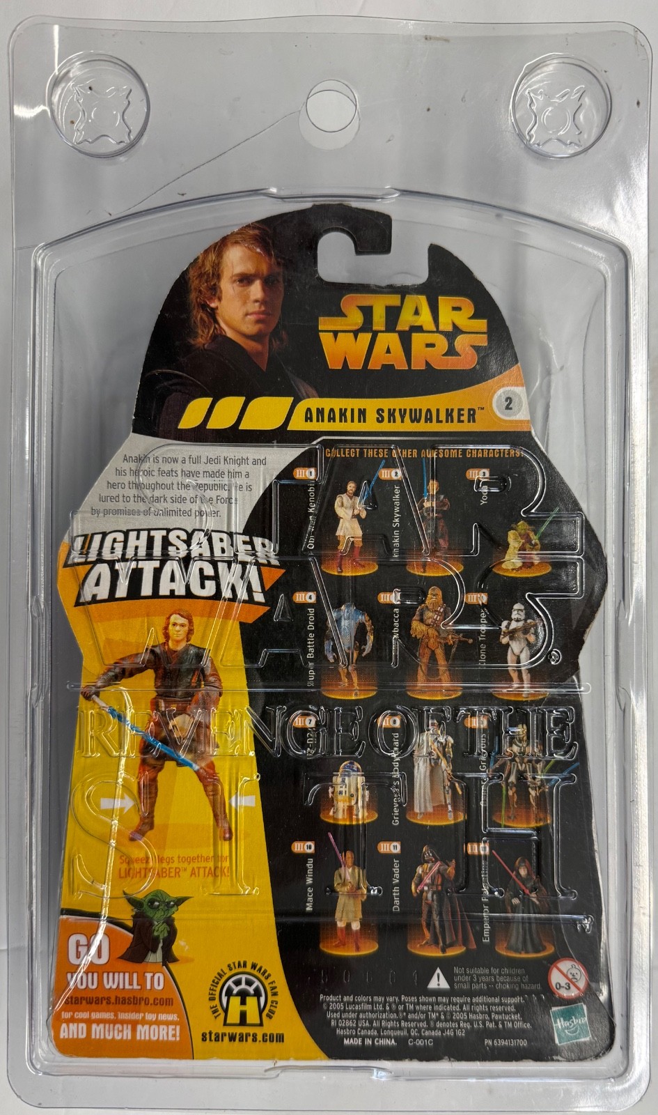 Hasbro Star Wars: Revenge of the Sith « Anakin Skywalker » (85274)(027)