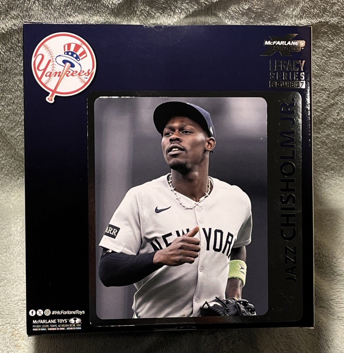 McFarlane MLB SportsPicks Jazz Chisholm Jr New York Yankees 7&Prime; Action Figure