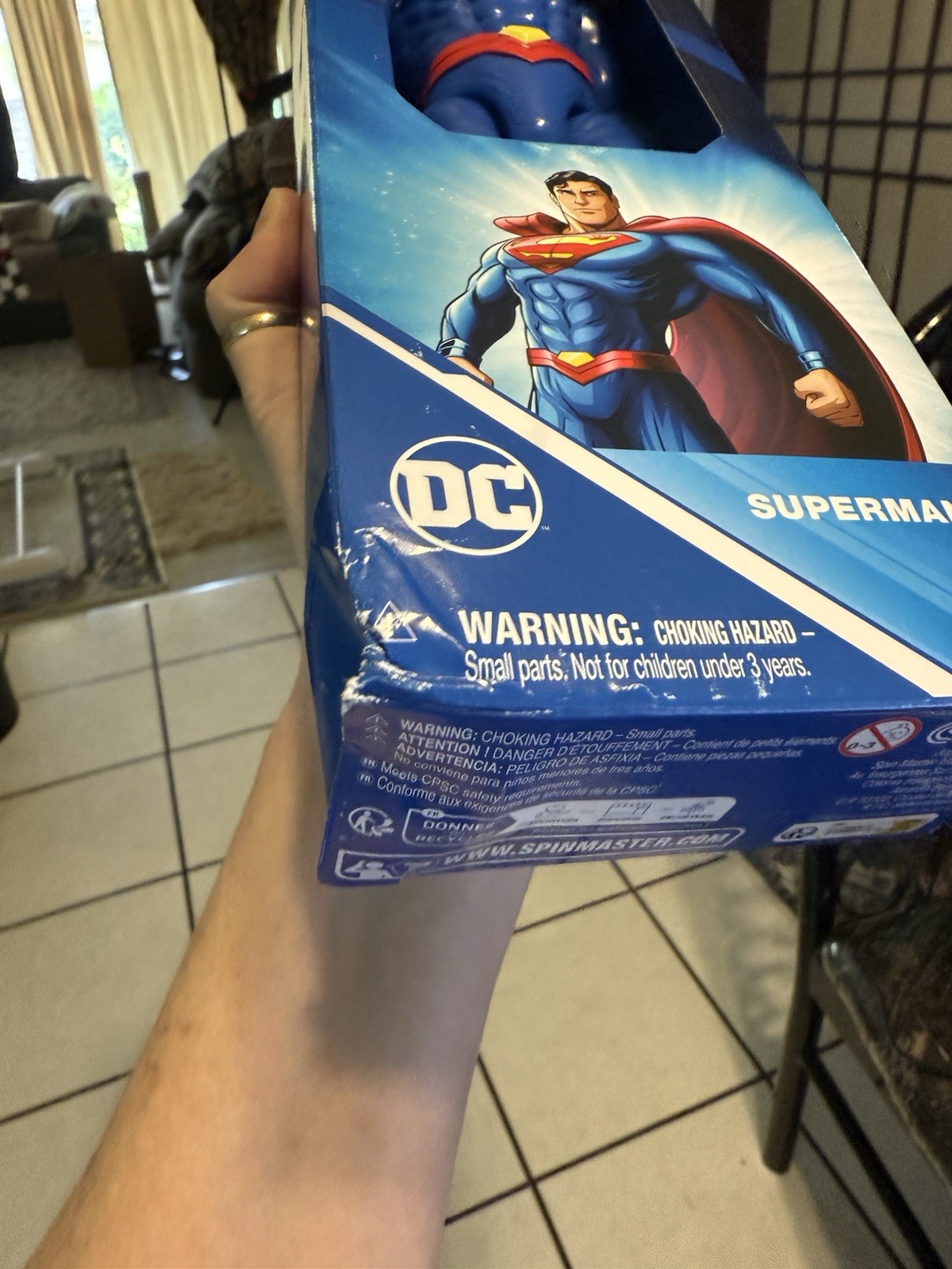 DC Comics Superman Figurine By Spin Master 12” Tall New Unopened Box 2023