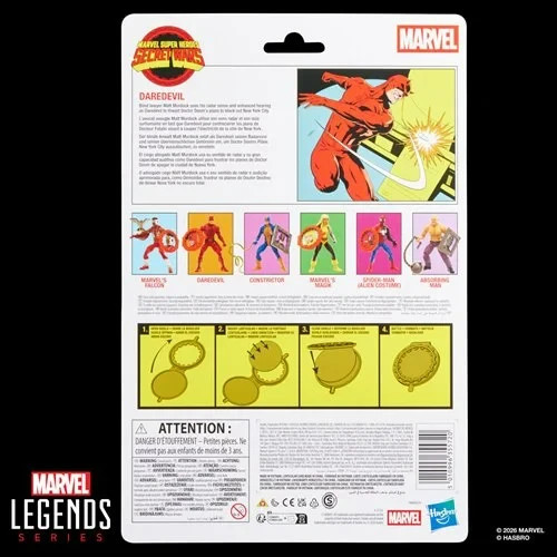 Secret Wars Marvel Legends Series DAREDEVIL 6-Inch Action Figure PRESALE!