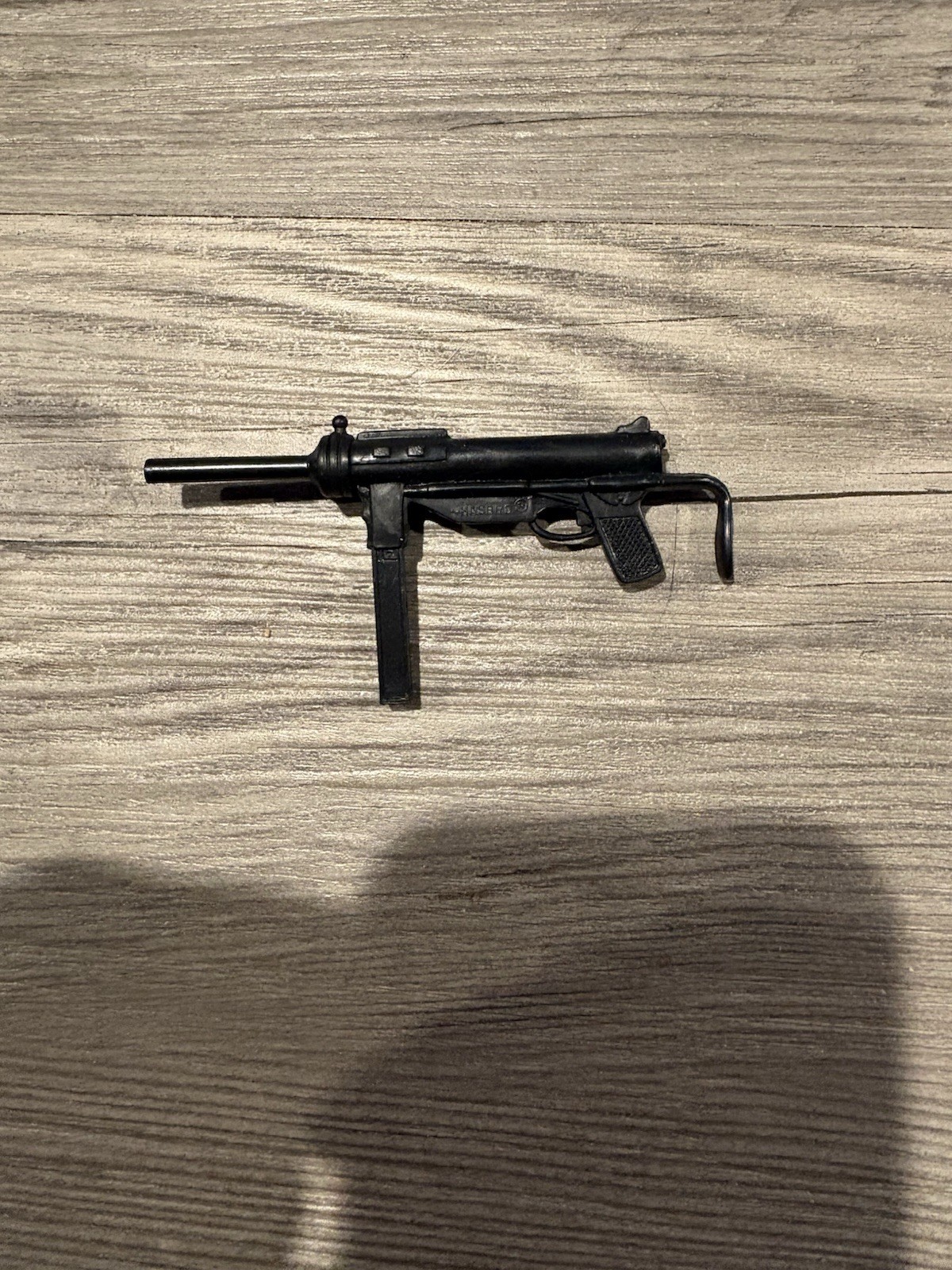 G I Joe Adventure Team Grease Gun Black Version Marked Hasbro