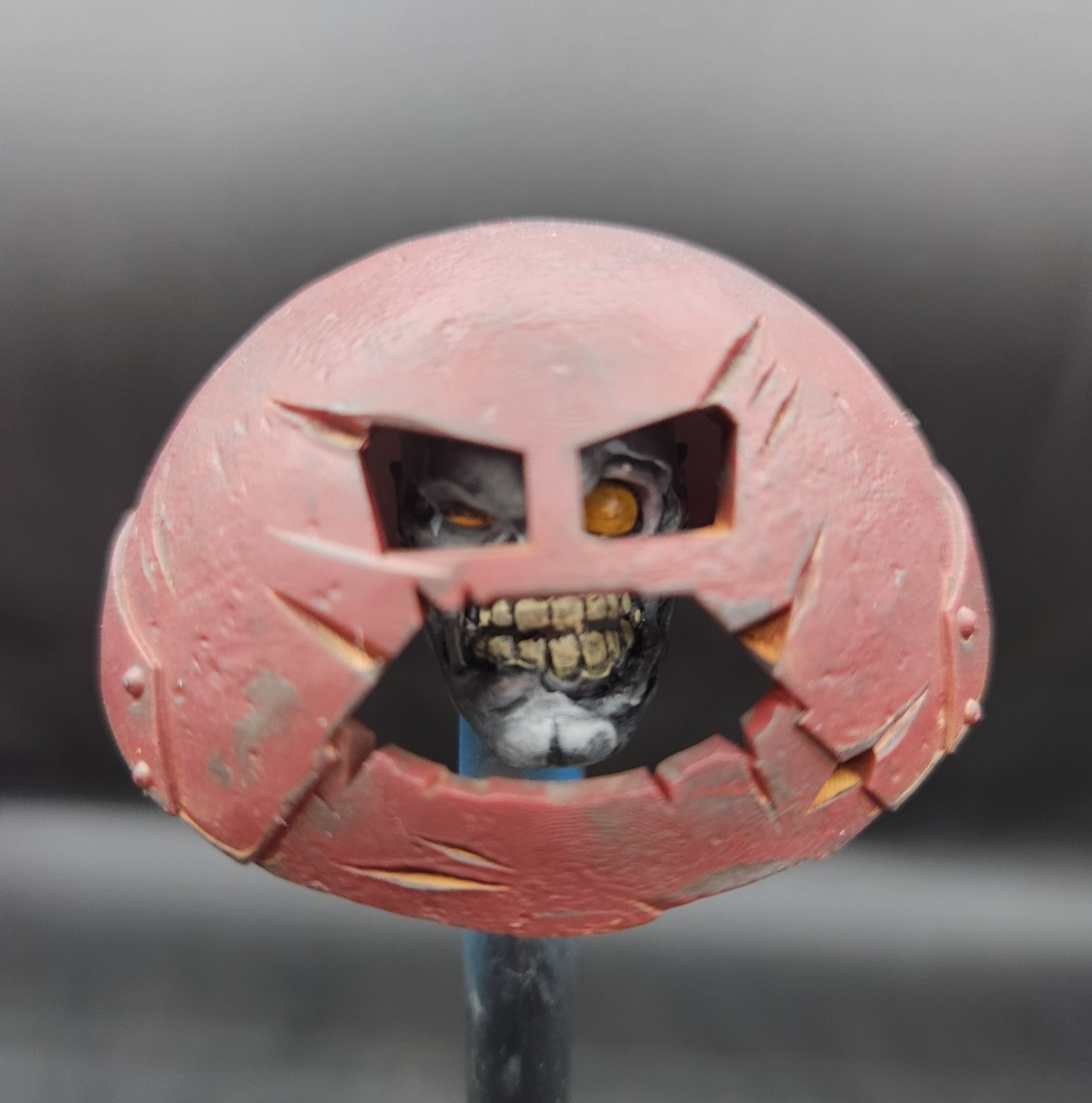 Marvel Legends Custom Zombie Juggernaut Head 1/12 Scale Painted