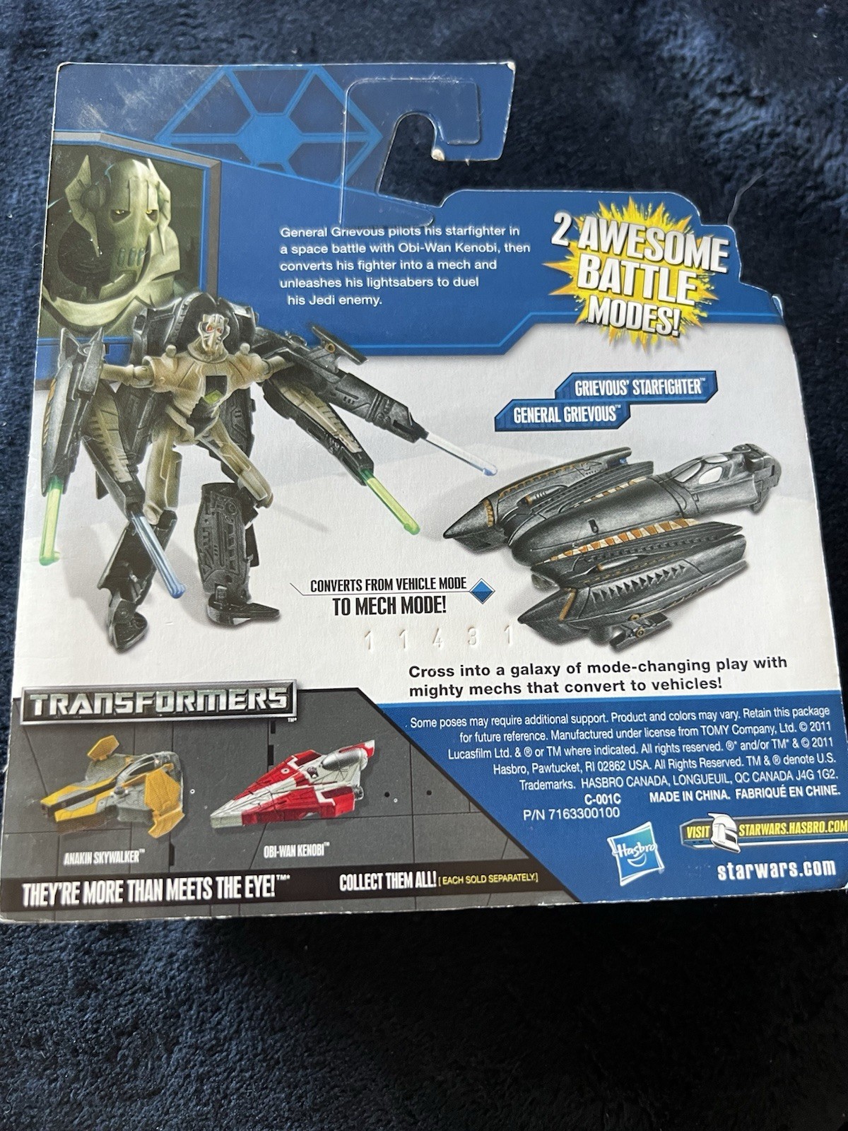 Star Wars Transformers General Grievous To Grievous’ Starfighter