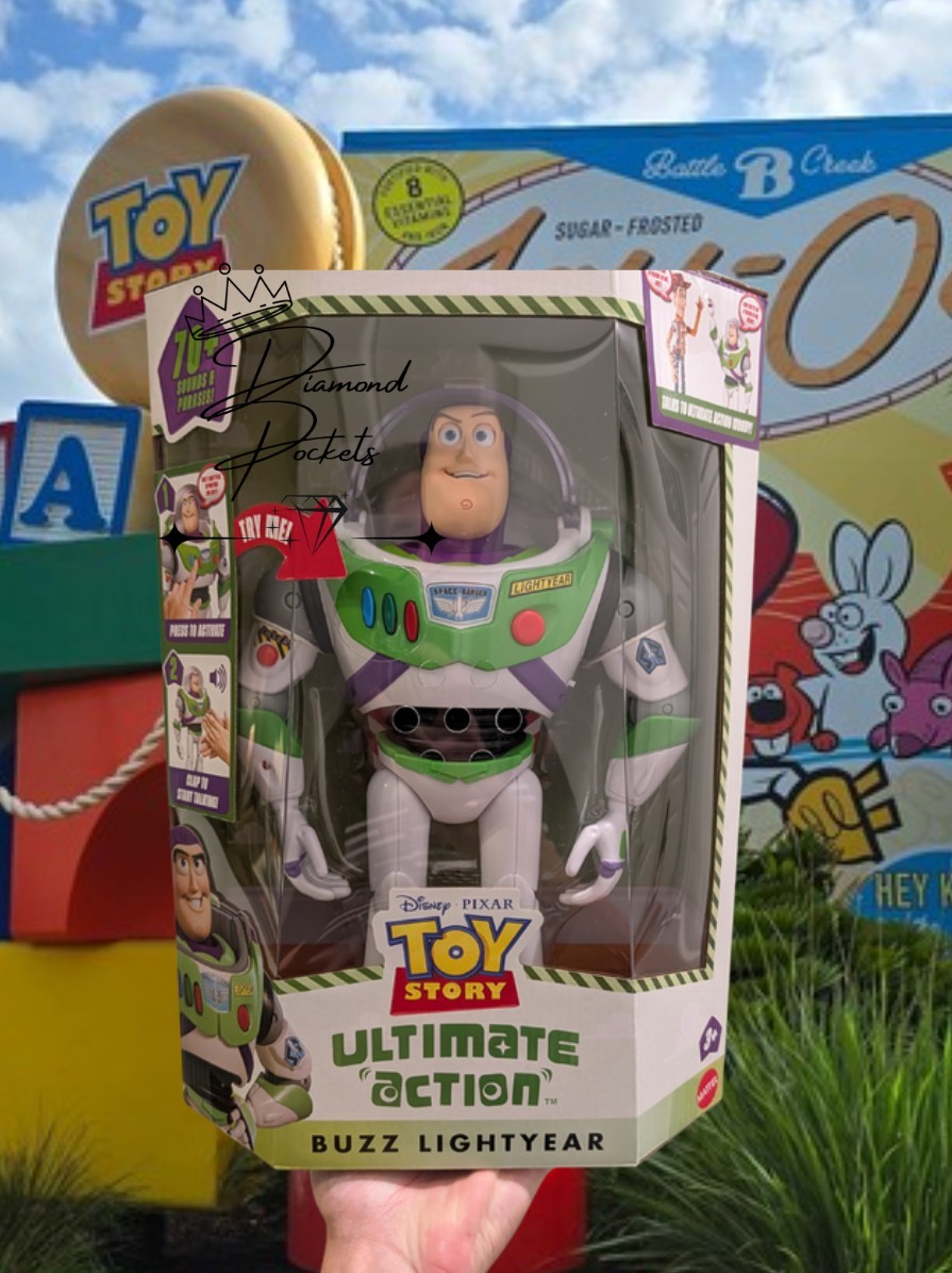 NEW⭐Disney Pixar Toy Story Buzz Lightyear Ultimate Action Figure Animated