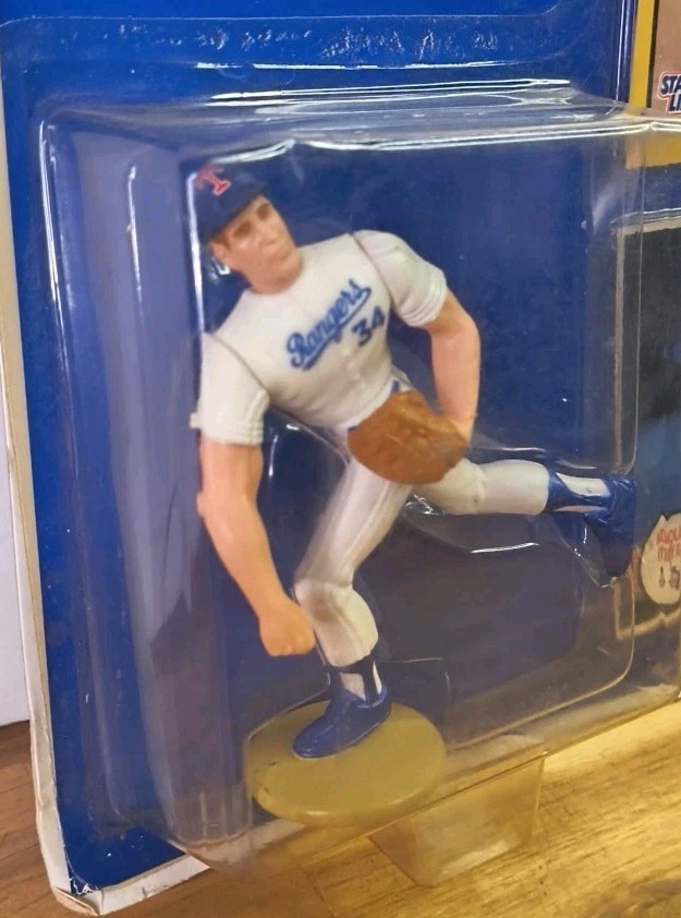 1990 Starting Lineup Nolan Ryan Texas Rangers MLB NIB New Kenner Figure + Cards